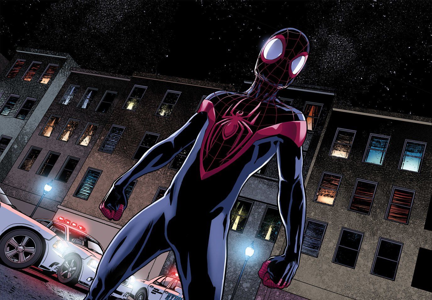 Miles Morales Spider-Man notturno, Uomo Ragno, 1375x954 720p, PC