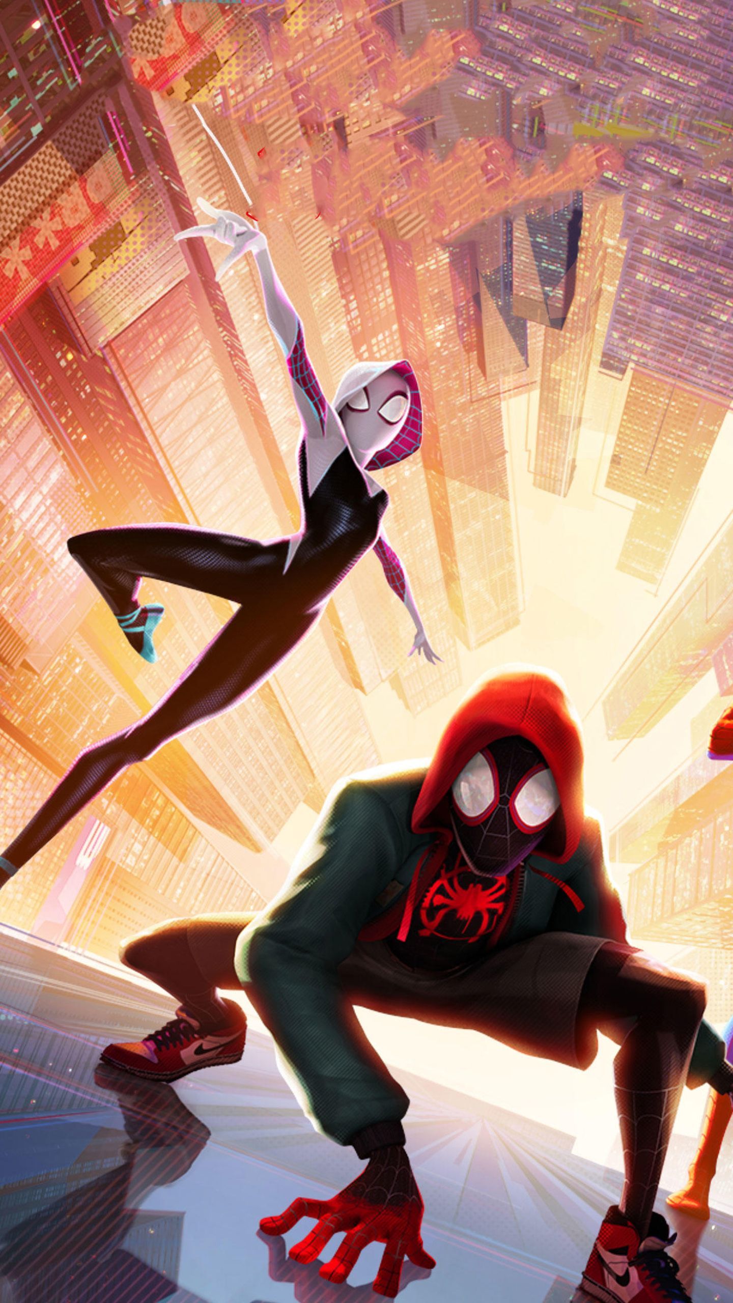 Spider-Gwen e Miles Morales, 1440x2560 Verticale, Mobile