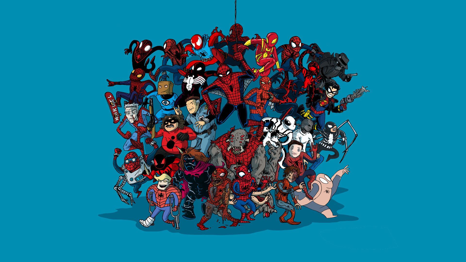Spider-Man varianti multiverso Marvel, 1920x1080 1080p, PC Desktop