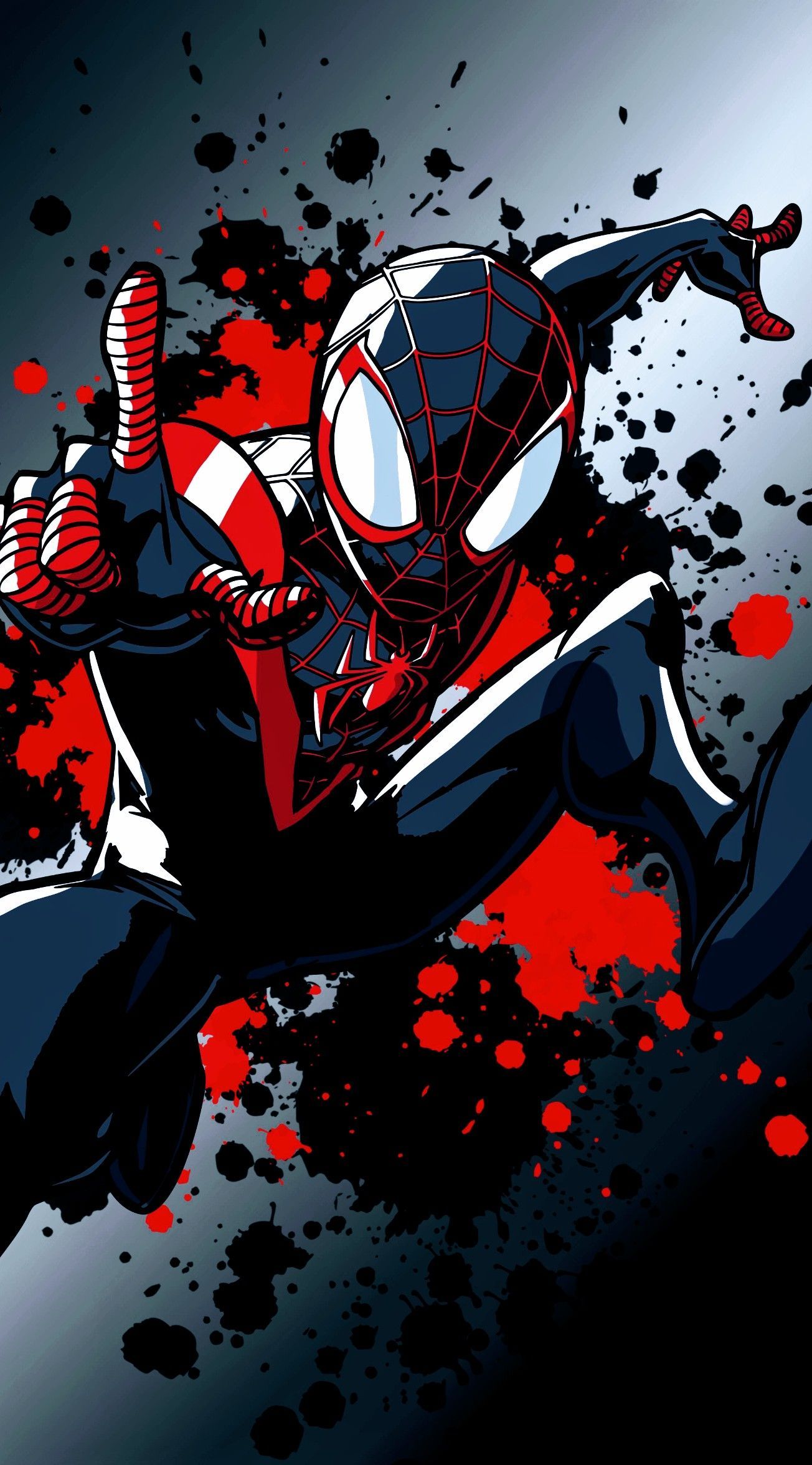 Miles Morales Spider-Man, 1304x2352 Verticale, Android