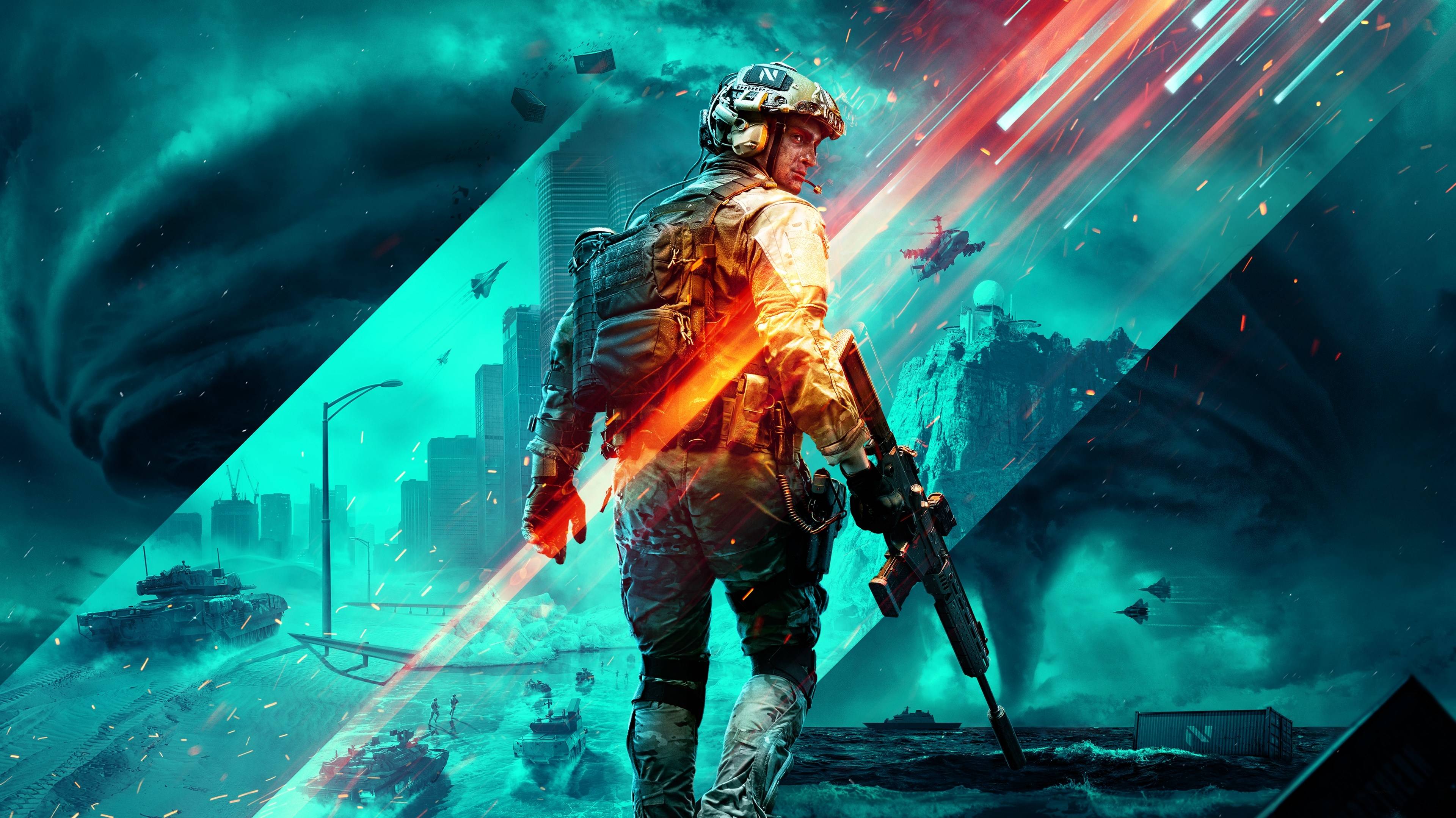 Battlefield 2042 soldato tema militare, 3840x2160 4K Ultra HD, Monitor 4K