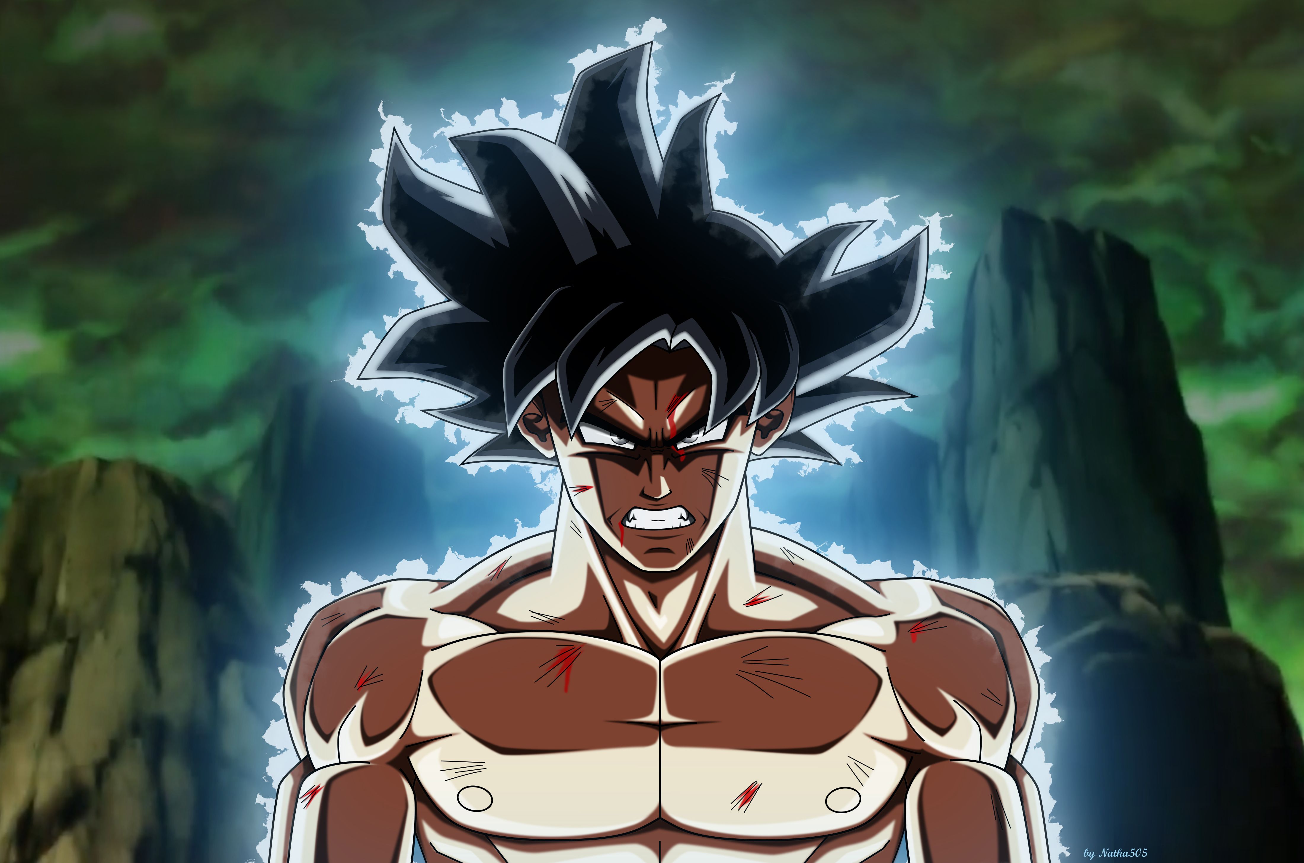 Goku Ultra Istinto Dragon Ball, 4401x2914 UHD, Monitor 4K