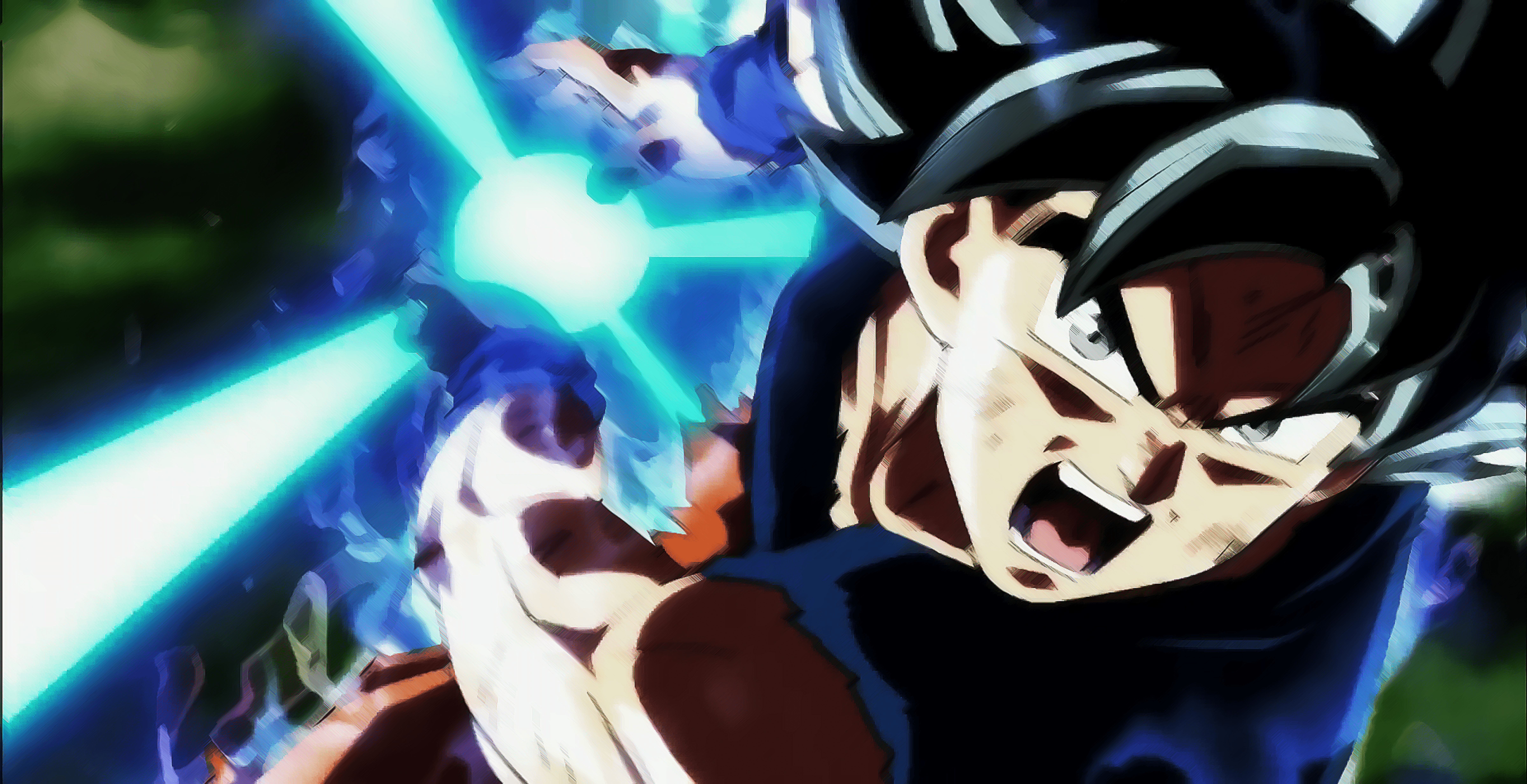 Goku Ultra Istinto Dragon Ball, 9600x4930 Ultra HD, 4K TV