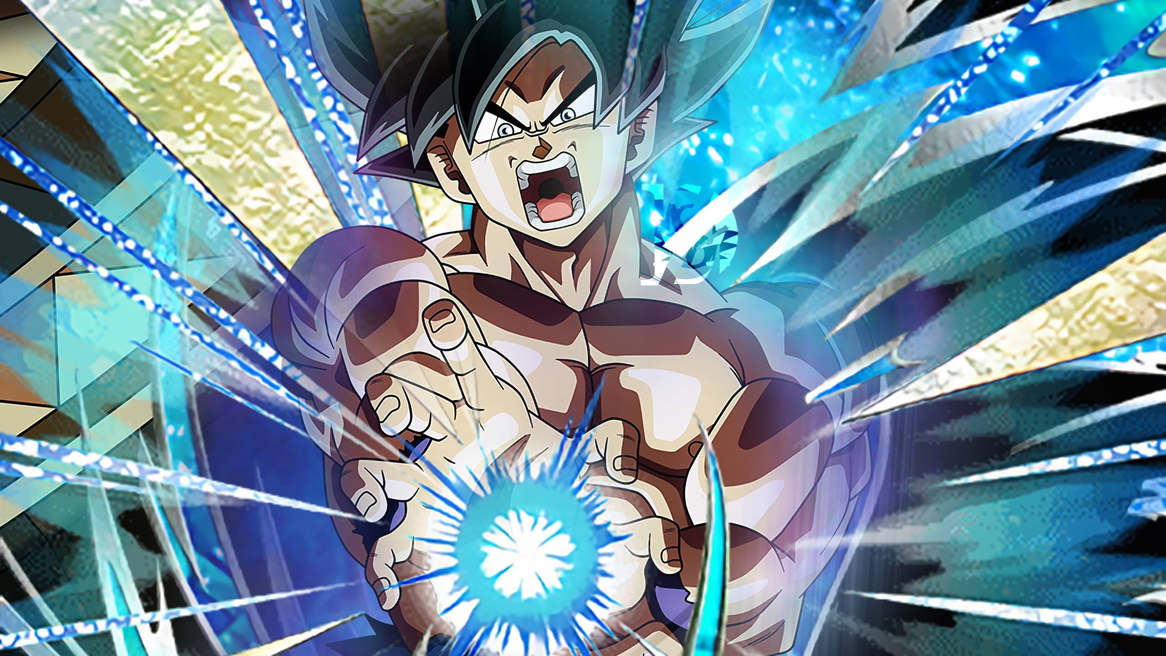 Goku Ultra Istinto Kamehameha, 3840x2160 Ultra HD, Monitor 4K