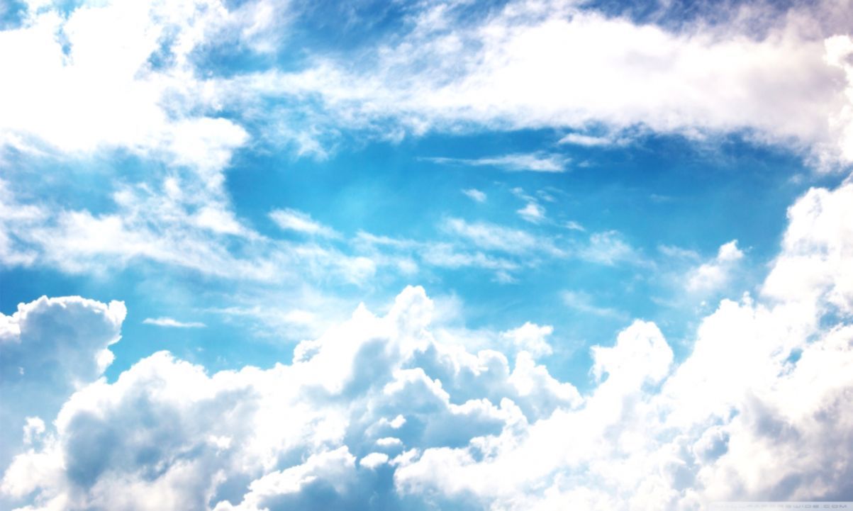 Cielo azzurro con nuvole, 1203x721 HD, Acer Nitro
