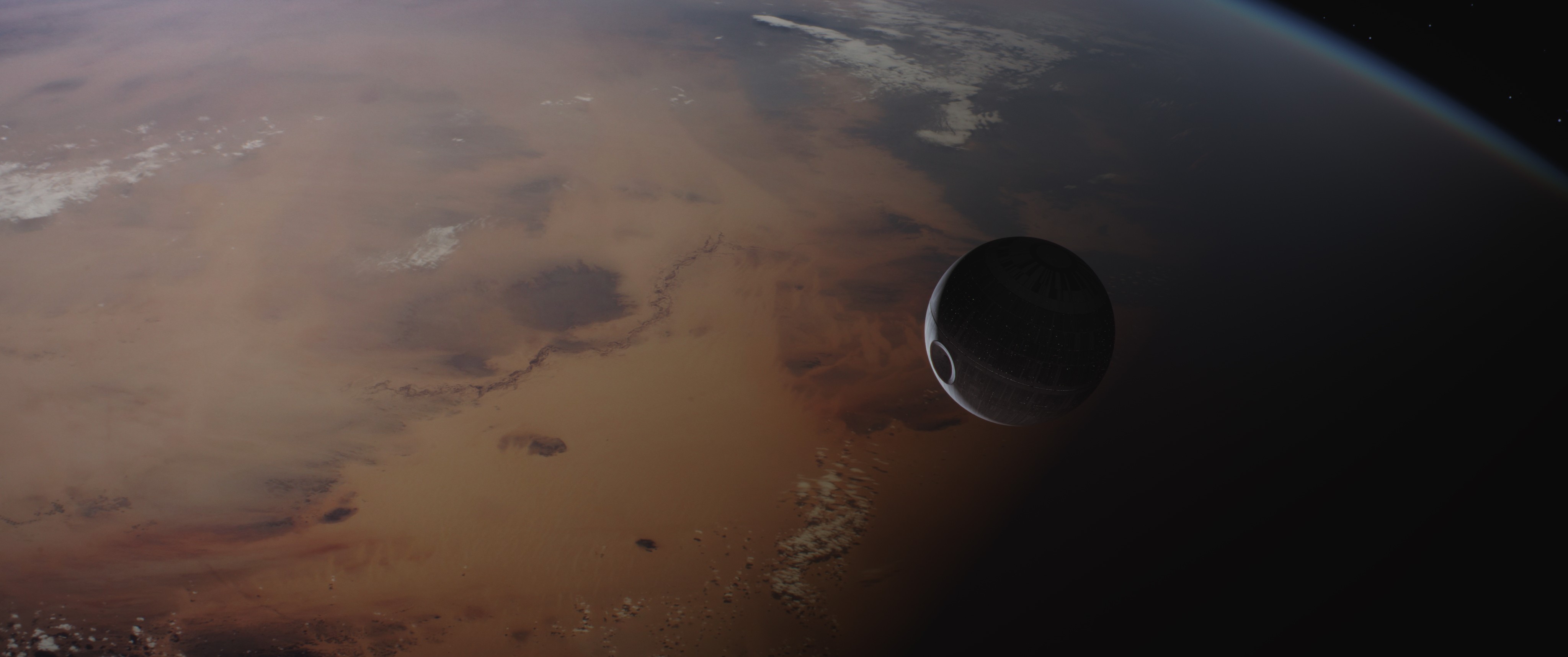 Death Star, Star Wars, pianeta, saga fantascientifica, 4096x1716 21:9, Ultrawide