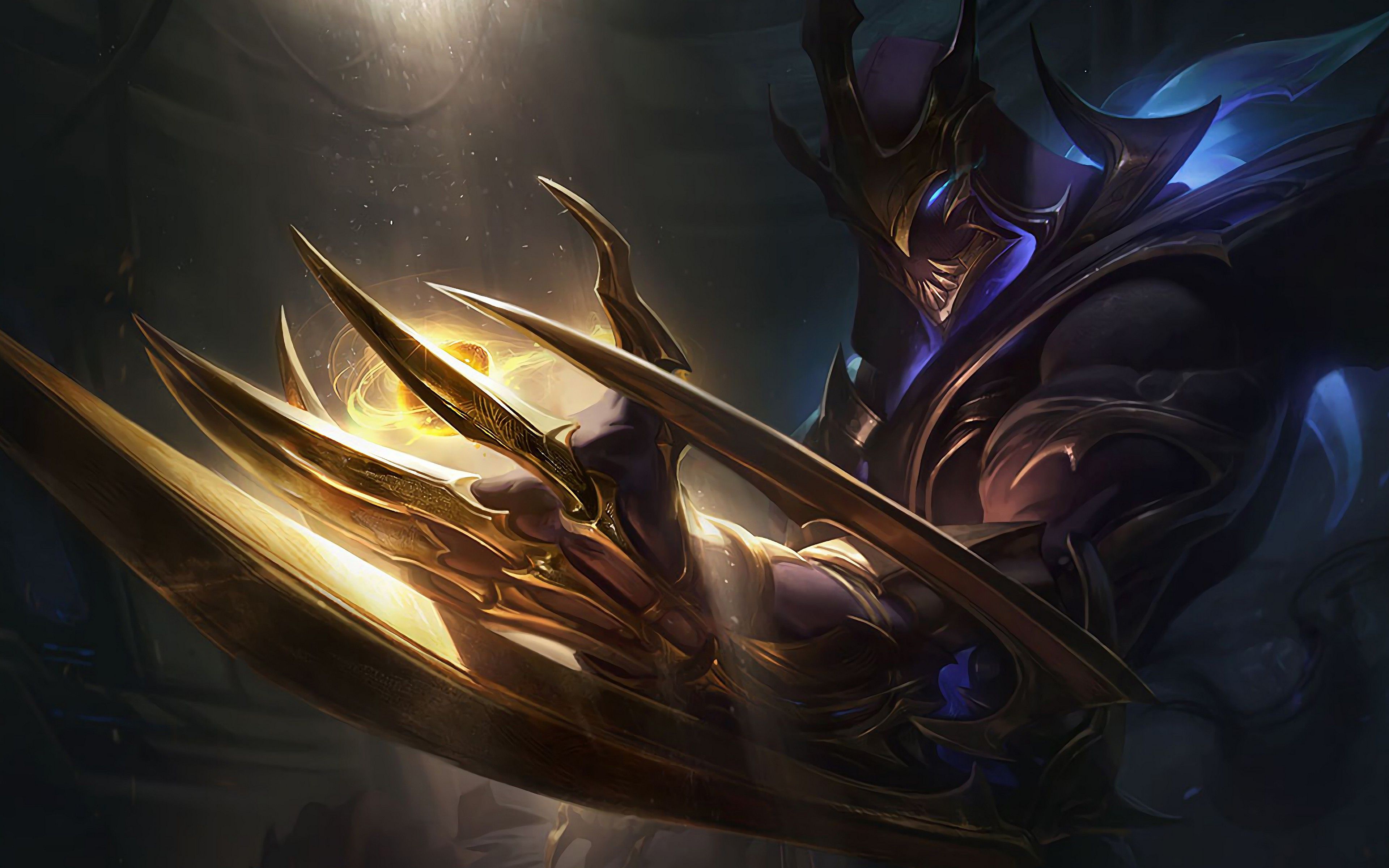 Zed League of Legends splash art, MOBA, 3840x2400 4K Ultra HD, Monitor 4K