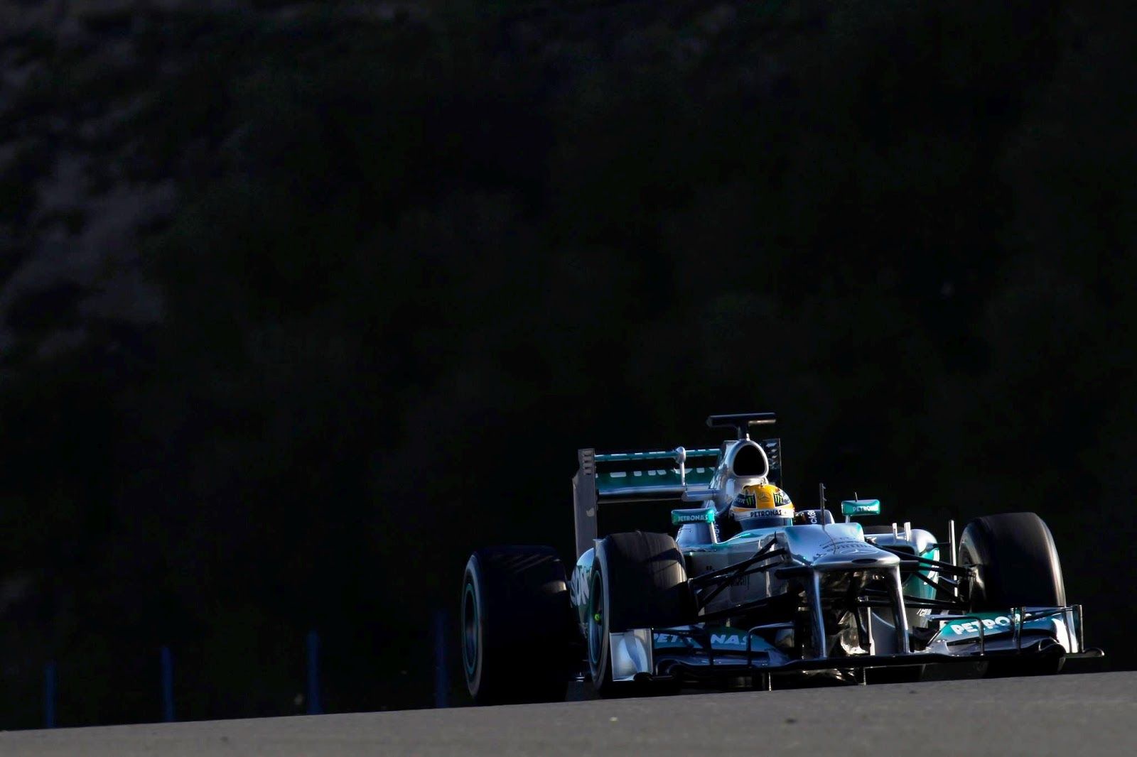 Auto F1 Mercedes pista, 1600x1066 900p, Desktop