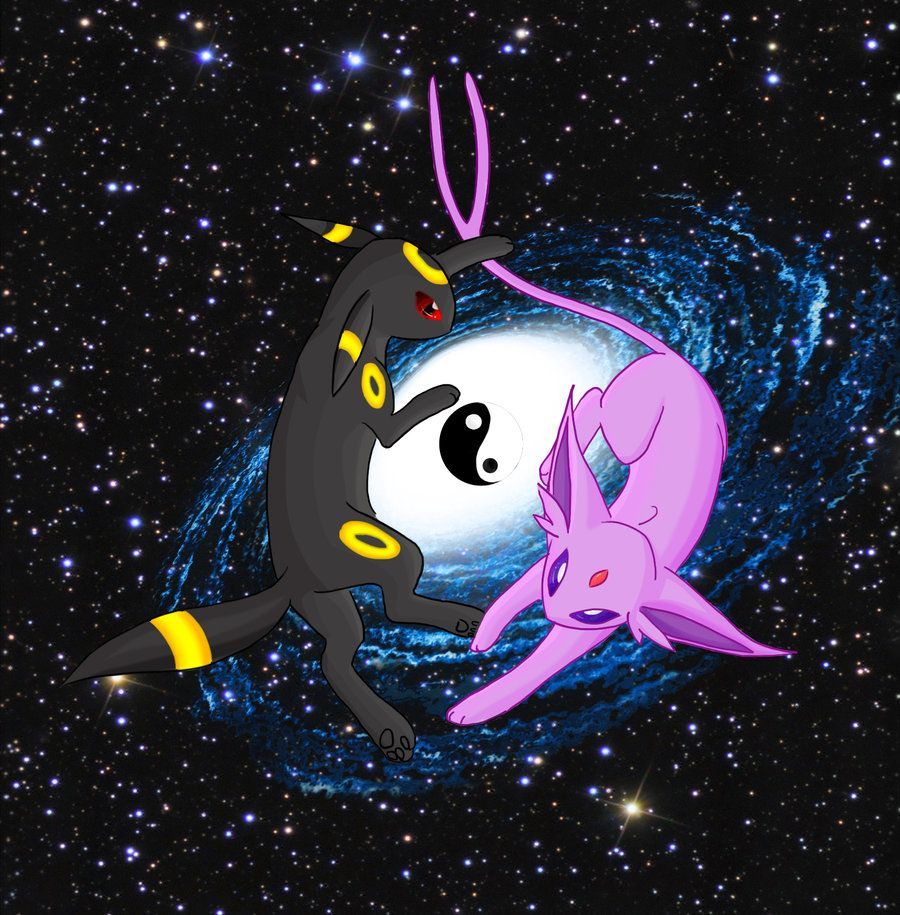 Umbreon ed Espeon galassia, 900x915 Verticale, Mobile