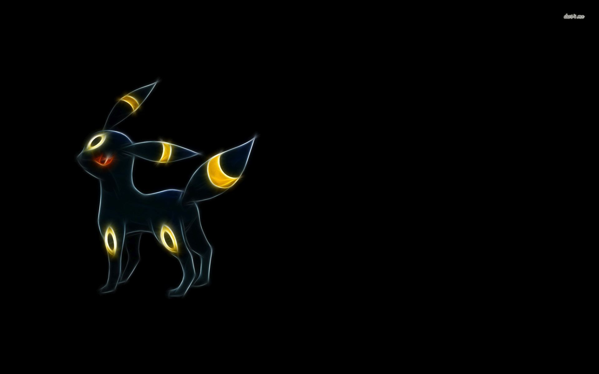 Umbreon Pokemon sfondo nero, 1920x1200 Full HD+ WUXGA, iMac