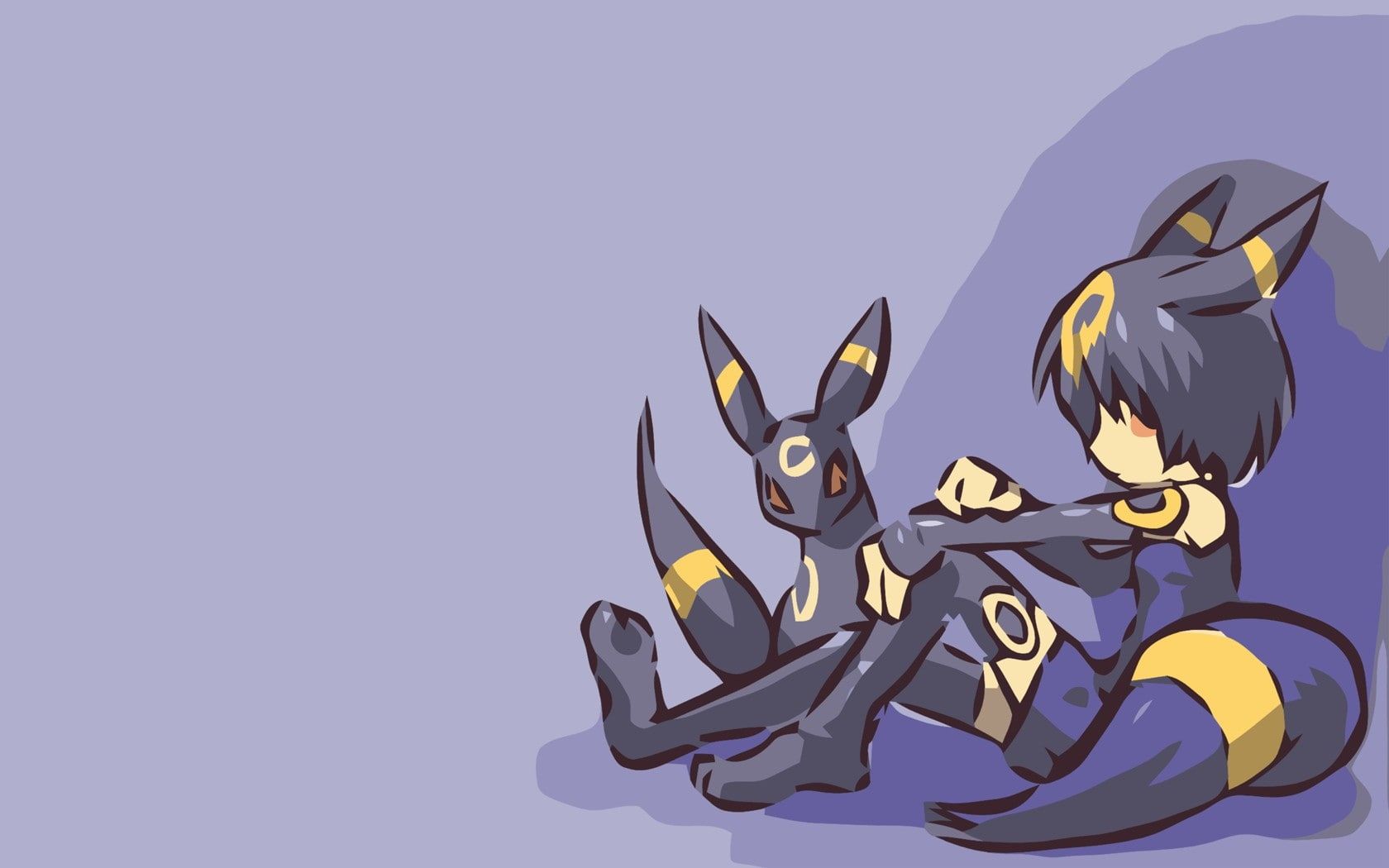 Umbreon e personaggio Pokémon, 1680x1050 900p, Desktop