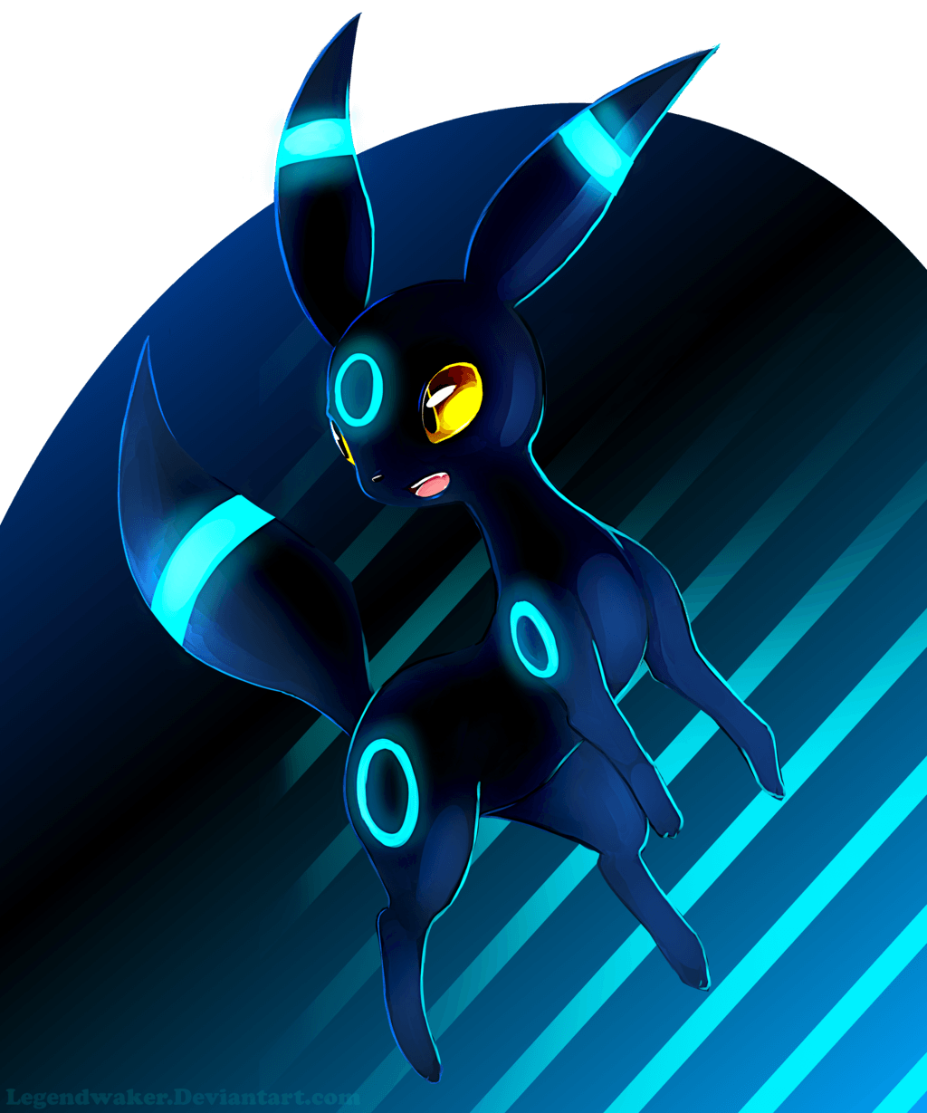 Umbreon Shiny Pokémon blu, 1024x1229 Verticale, Telefono