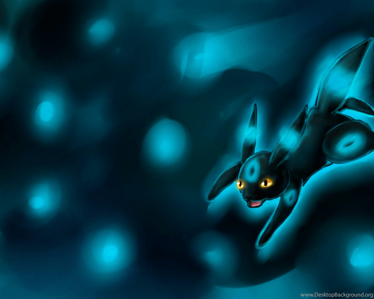 Umbreon Shiny blu scuro, 1280x1024 720p, Laptop