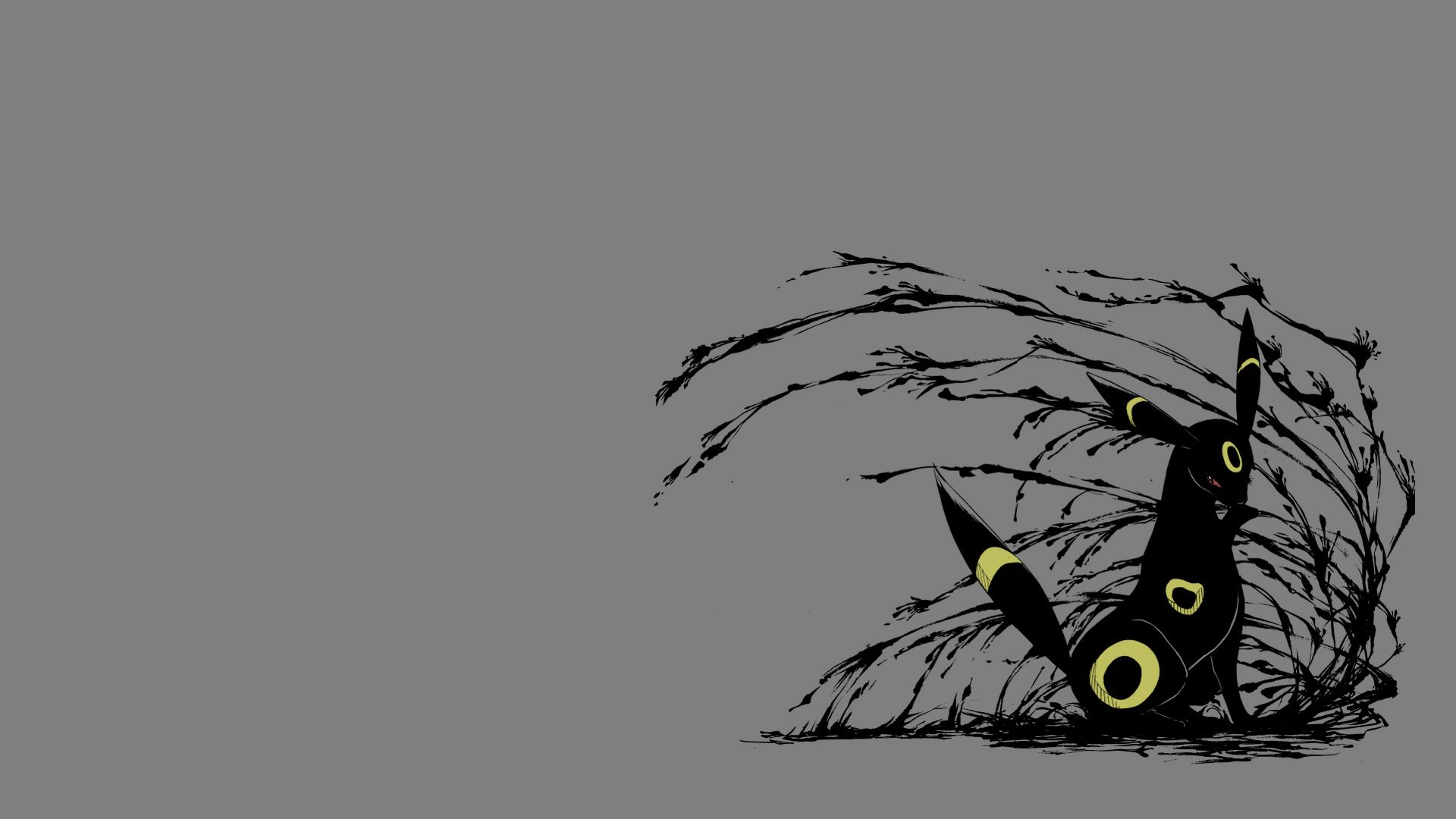 Umbreon Shiny silhouette, 6116x3438 4K Ultra HD, Smart TV 4K