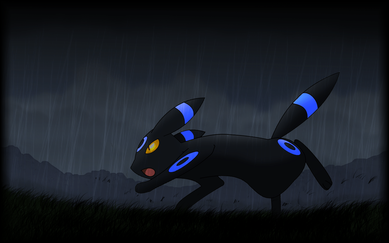 Umbreon Shiny Pokemon notte, 1280x800 720p, Laptop