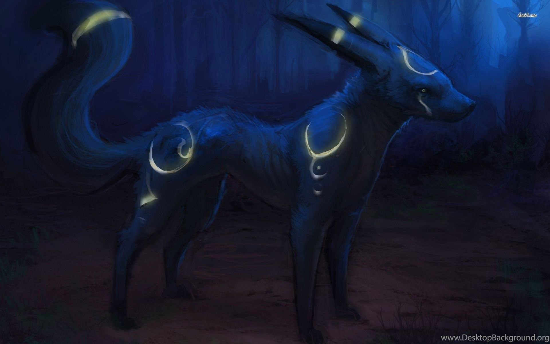 Umbreon Shiny Pokemon notturno, 1920x1200 Full HD+ WUXGA, PC Desktop