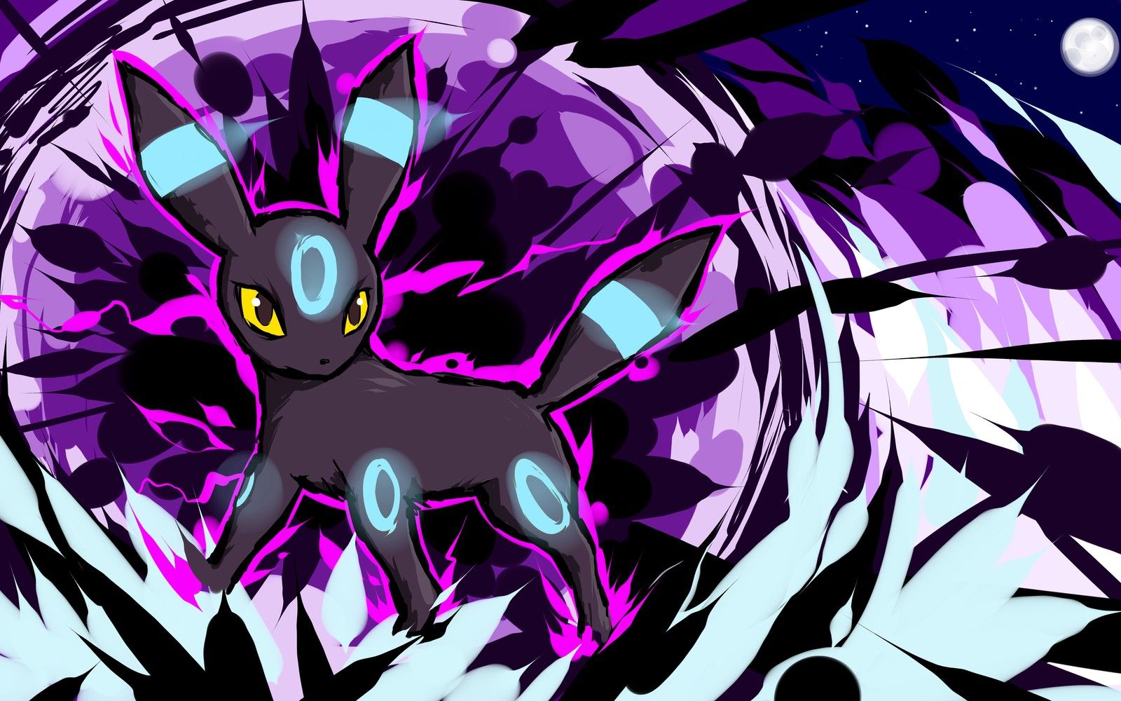 Umbreon Shiny Pokemon, 1600x1000 HD, Laptop