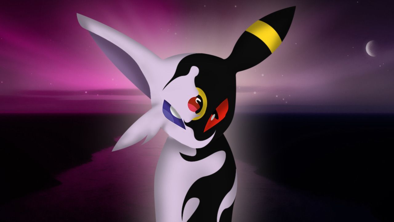 Sylveon e Umbreon Pokémon abbraccio, evoluzione Eevee, 1280x1017 HD, Desktop