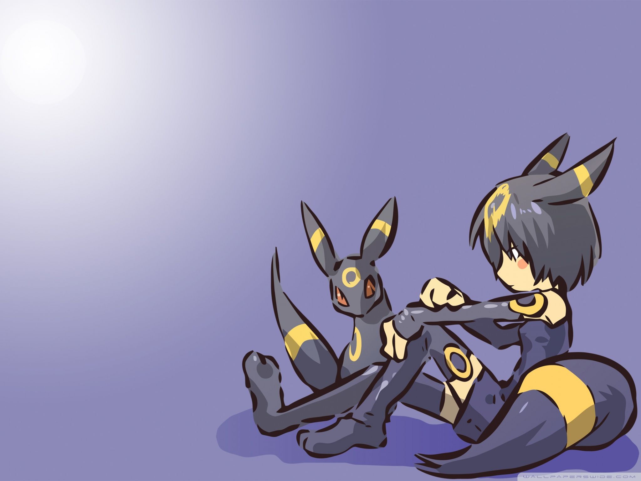 Umbreon shiny Pokémon nero, 1845x1043 HD Ready, Laptop