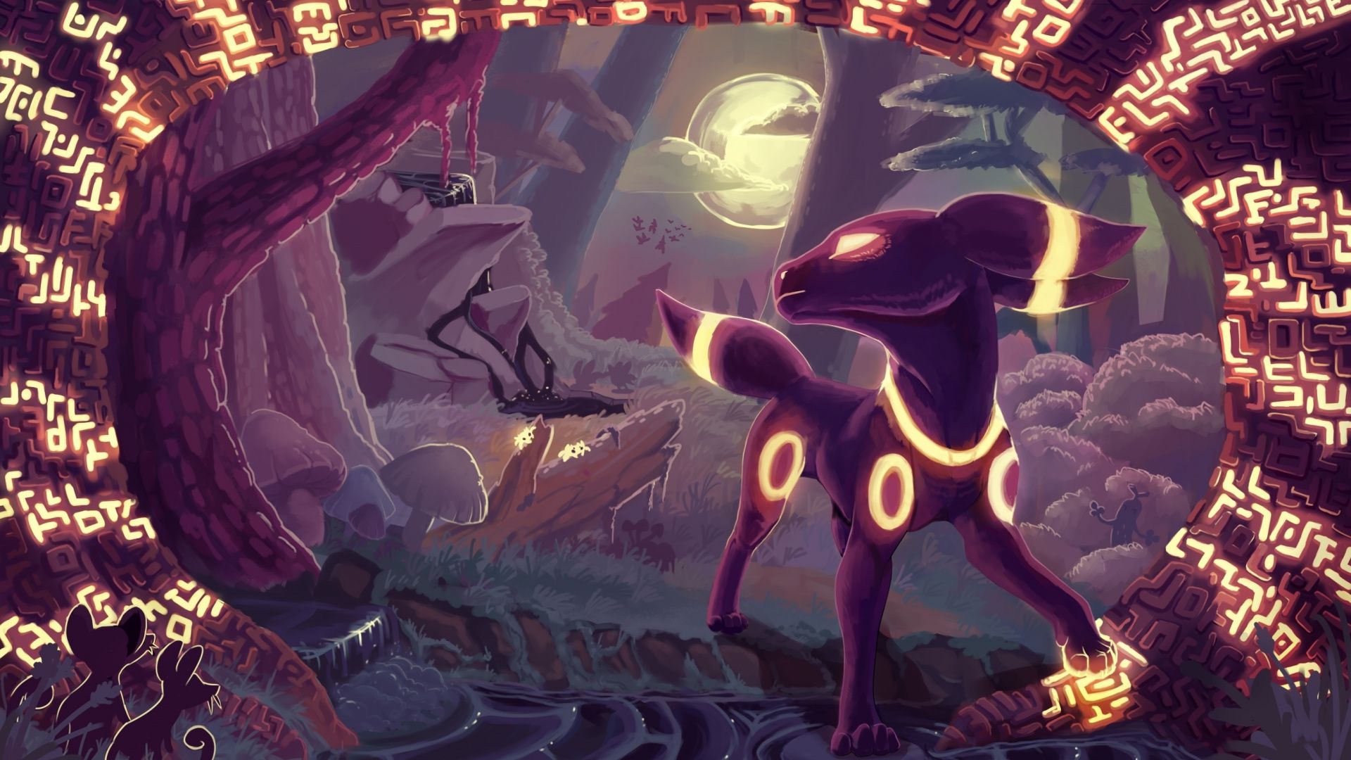 Umbreon ed Espeon Pokémon, 1200x853 HD, Desktop