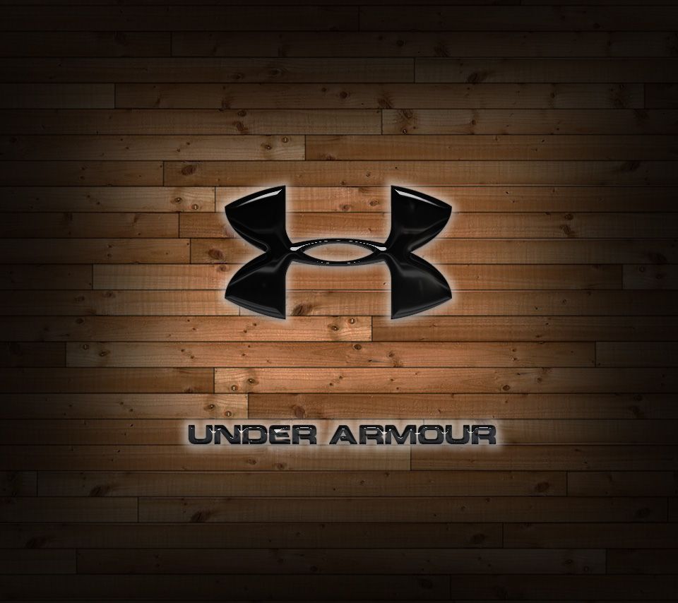 Logo Under Armour su legno, 960x854 HD, PC Desktop