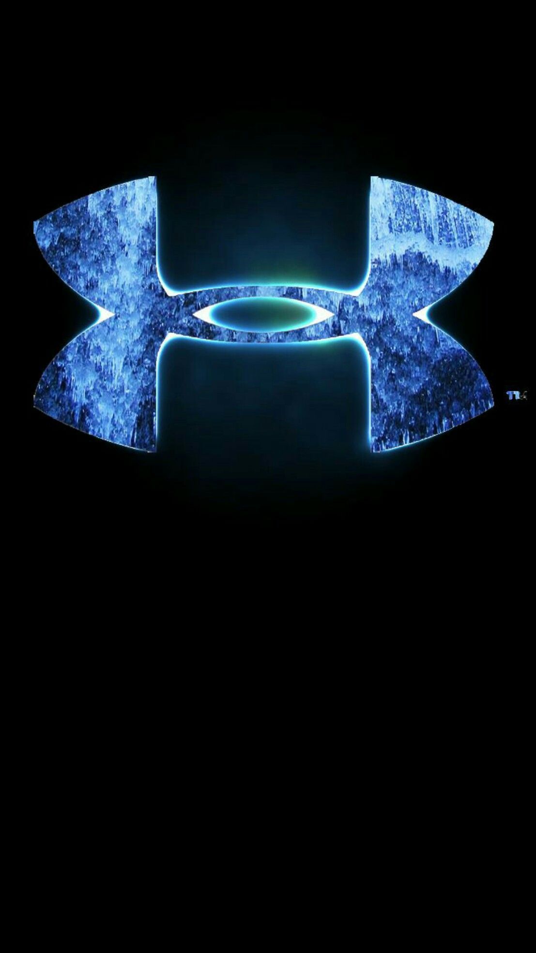 Logo Under Armour blu, 1107x1965 Full HD Verticale, iPhone