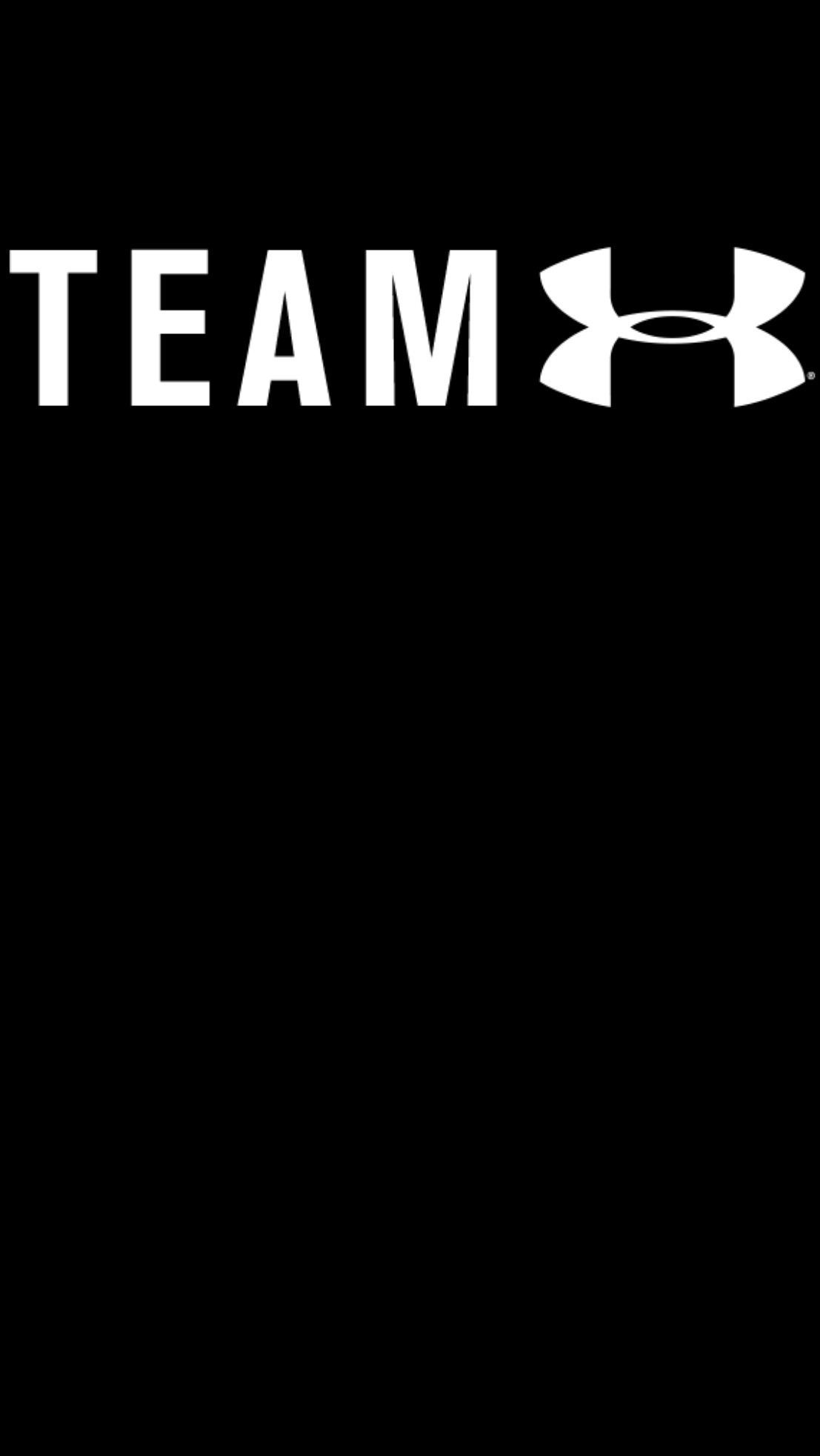Logo Under Armour Team nero, 1107x1965 Verticale, Telefono