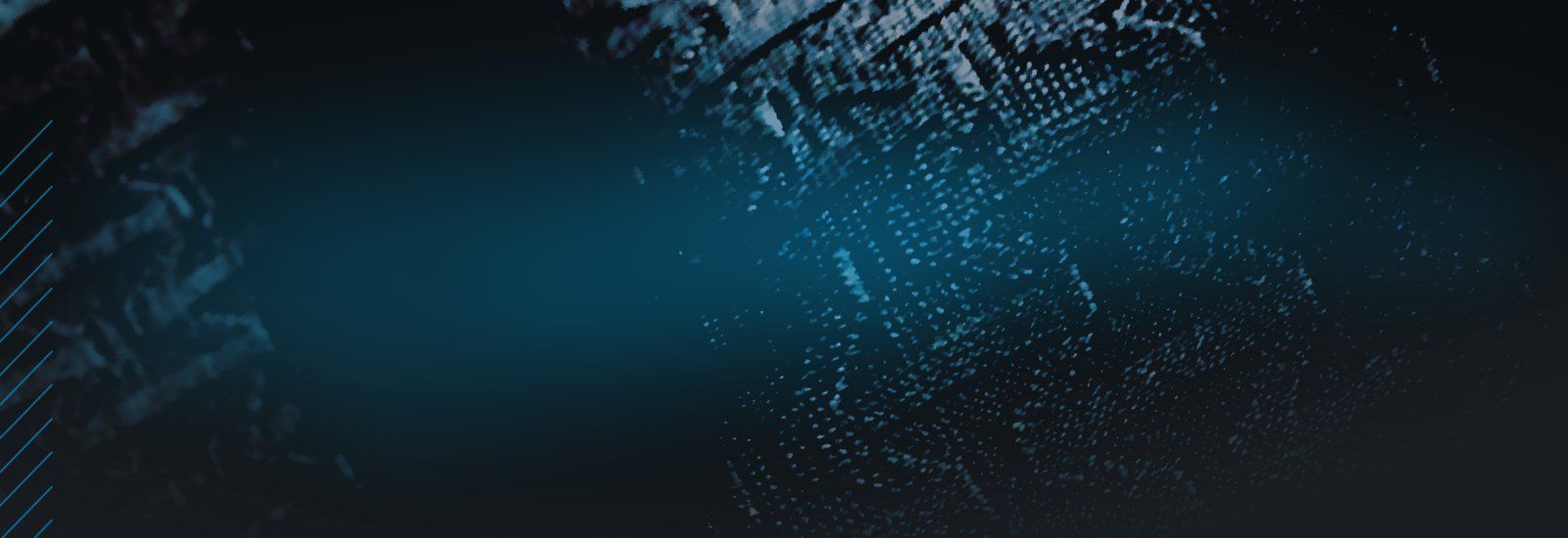 Particelle astratte blu scuro, 1600x550 Ultrawide, Dual Monitor