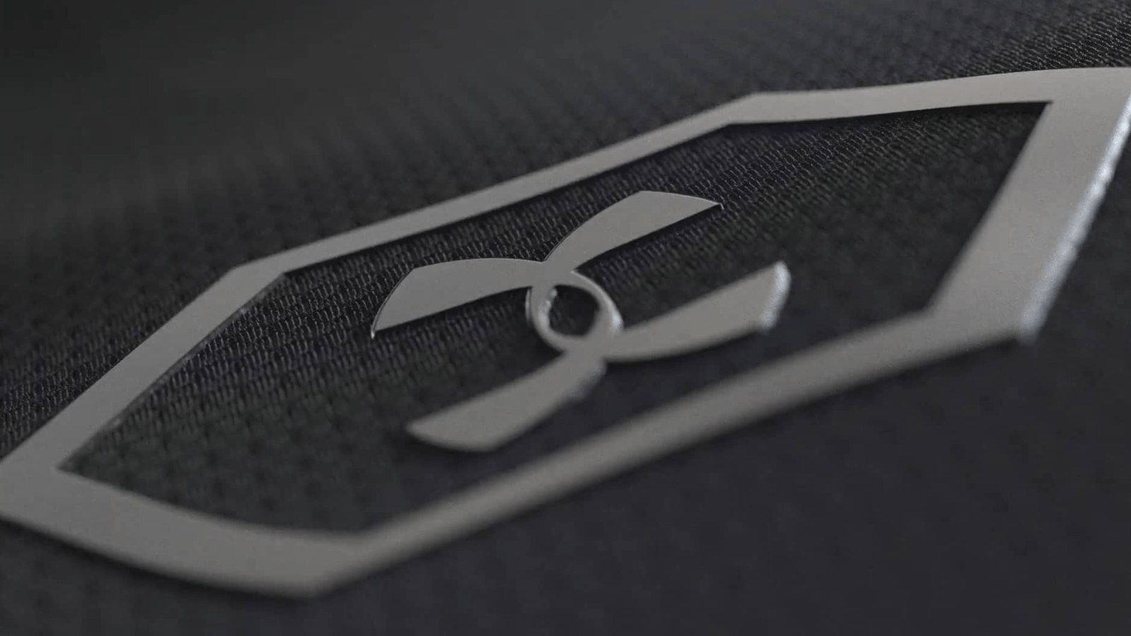 Logo Under Armour grigio scuro, 1600x900 900p, Laptop