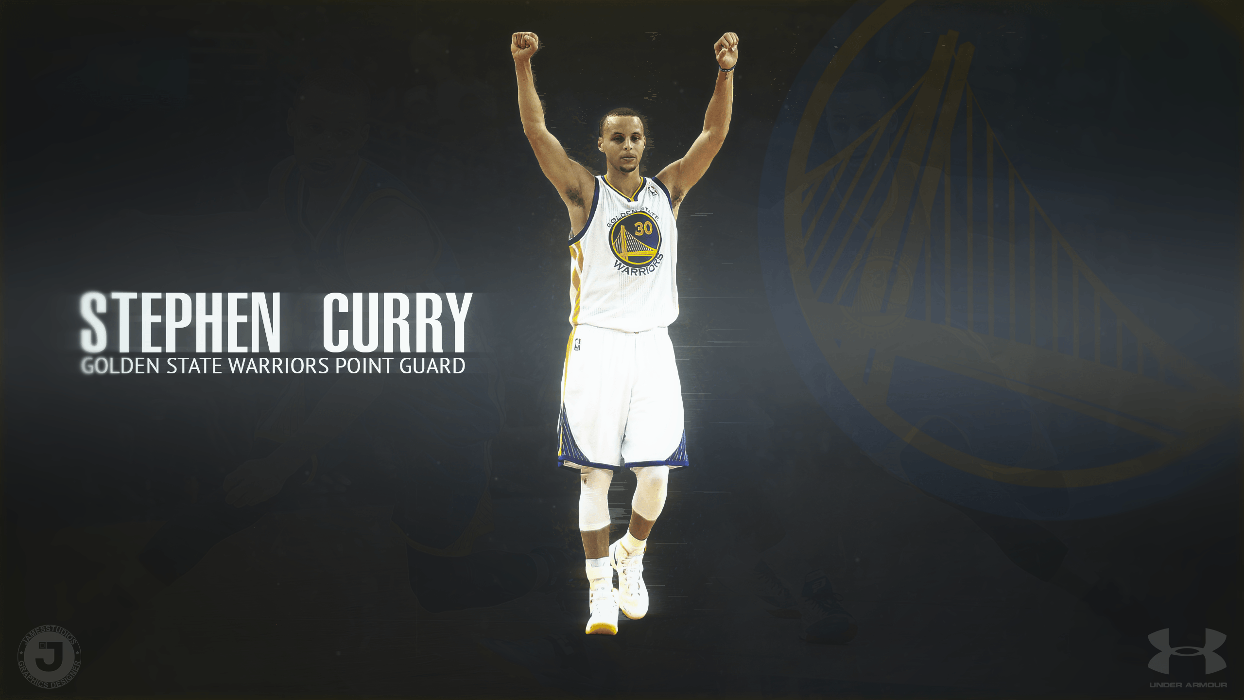 Stephen Curry Golden State Warriors, NBA, 2560x1440 1440p, Desktop