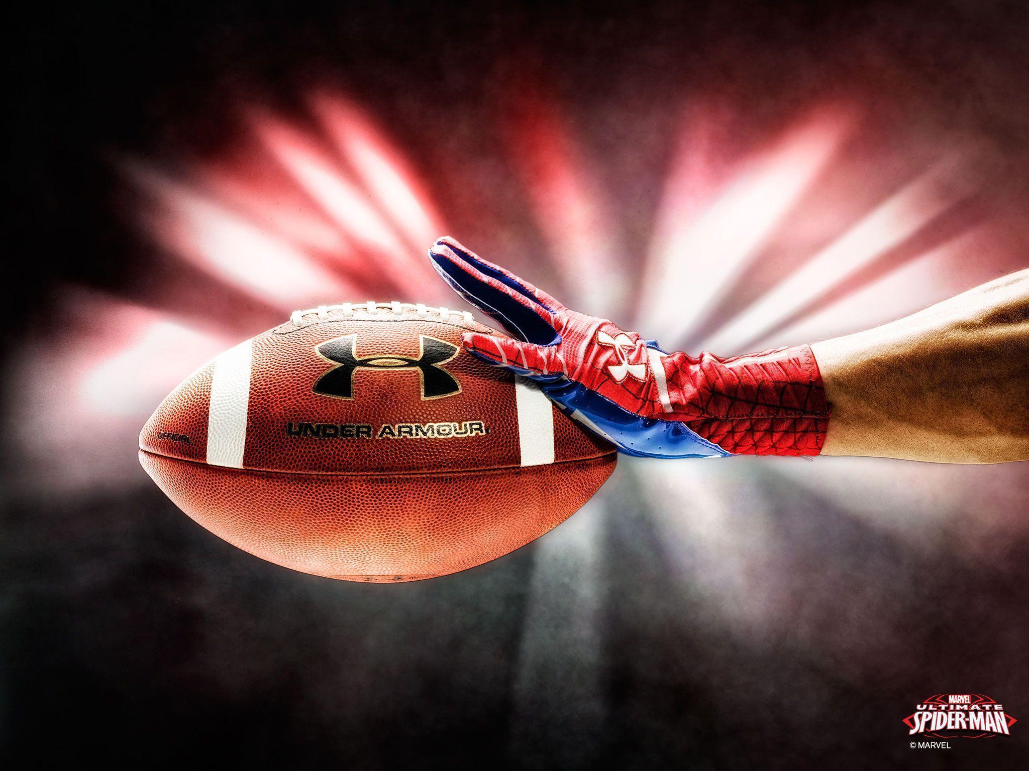 Spider-Man pallone football Under Armour, abbigliamento sportivo, 2048x1536 2K, PC