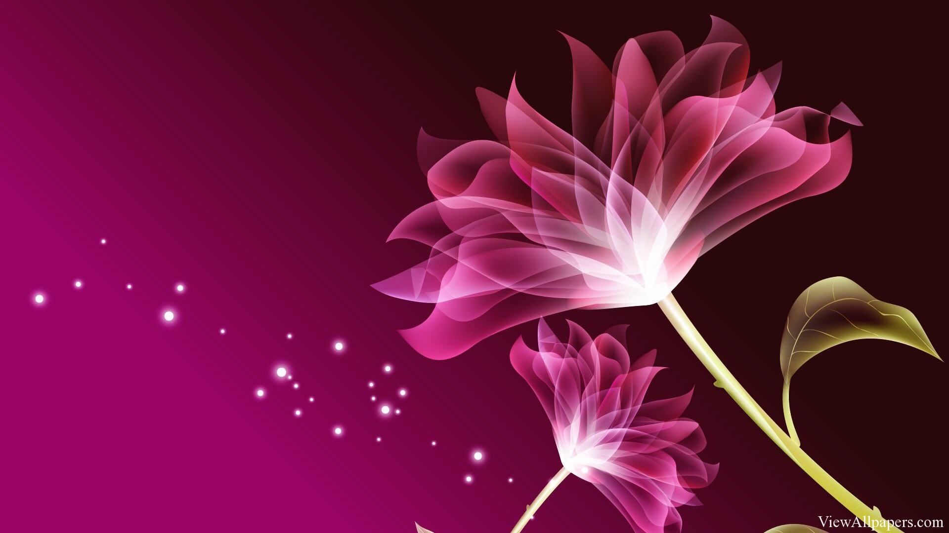 Fiori astratti rosa luminosi, 1920x1080 Full HD 1080p, Desktop
