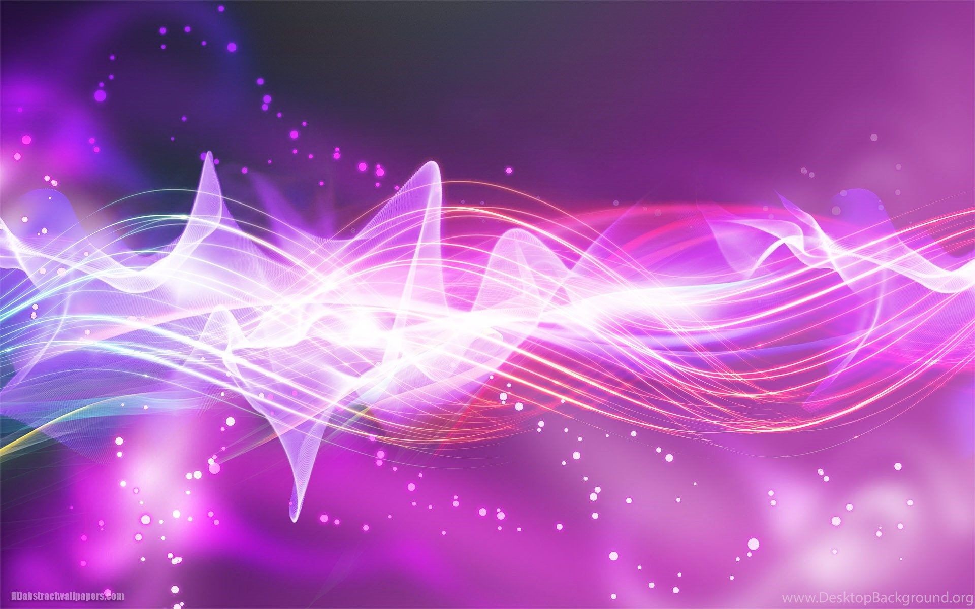 Onde astratte luminose viola, 1920x1200 WUXGA, Desktop