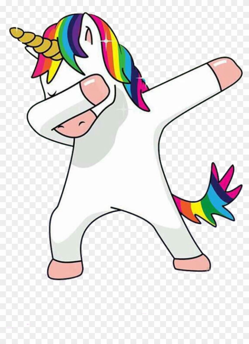 Unicorno bianco che balla dab, 840x1157 Full HD Verticale, iPhone