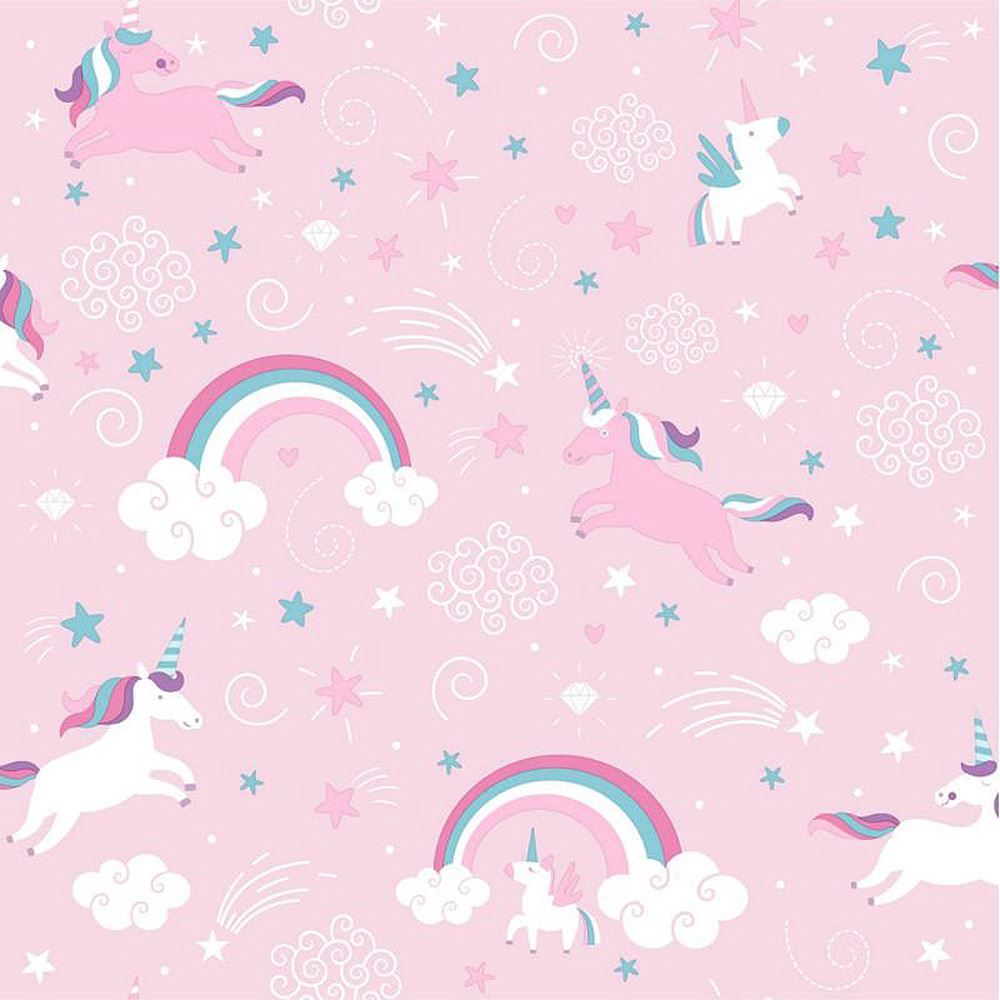 Unicorni arcobaleno sfondo rosa, 1000x1000 HD, Desktop