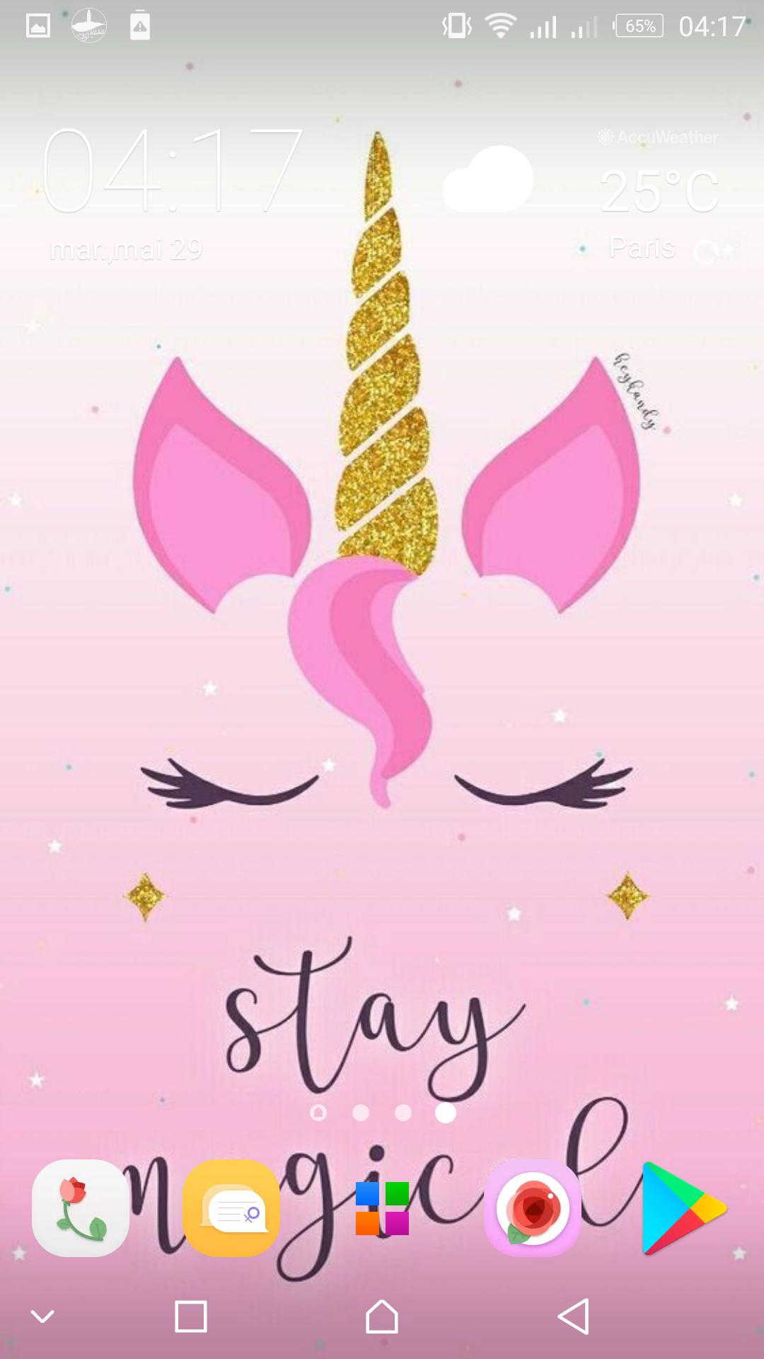 Keep calm and unicorn testo, 1242x2200 Full HD Verticale, Smartphone