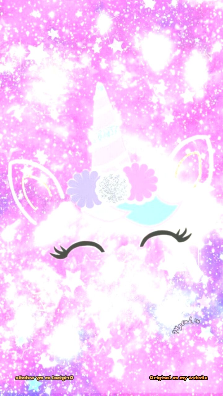 Unicorno kawaii sfondo galassia, 720x1280 Verticale, Mobile