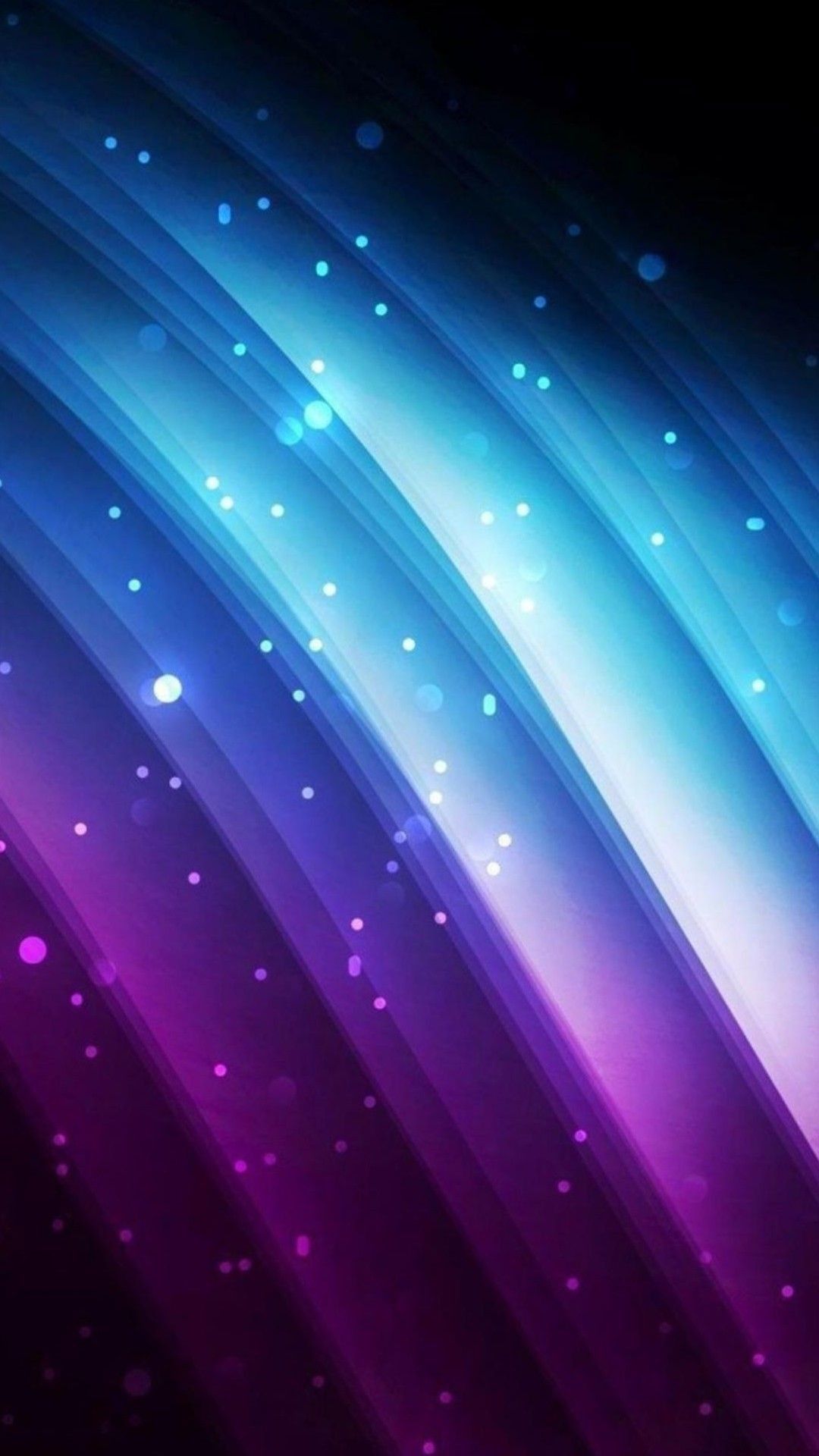 Astratto curve blu viola, 1080x1920 Full HD Verticale, Smartphone