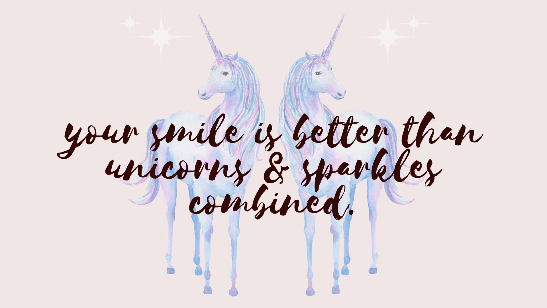 Unicorni gemelli sfondo rosa, 1920x1080 Full HD, Laptop