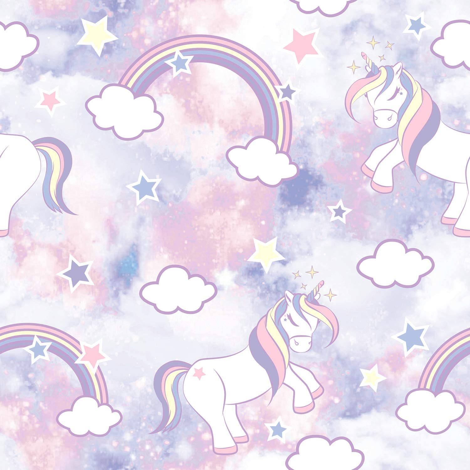 Unicorni arcobaleno nuvole pastello, 1500x1500 720p, Laptop