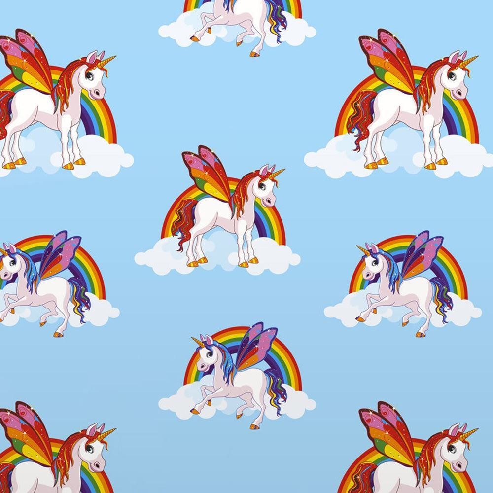 Unicorno arcobaleno con nuvole, 1000x1000 HD, iMac