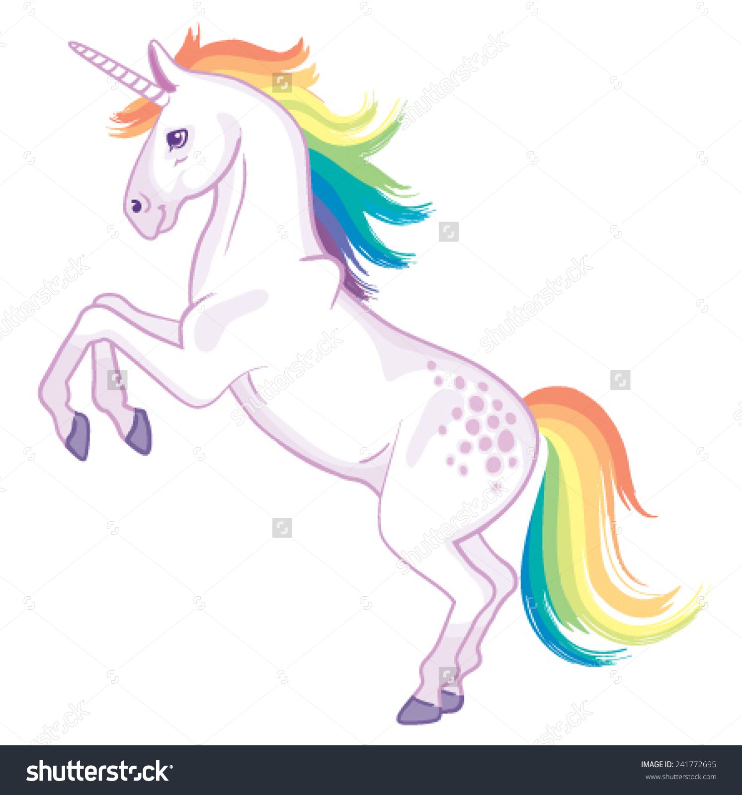Unicorno animato blu bianco, 1000x1339 Full HD Verticale, Smartphone