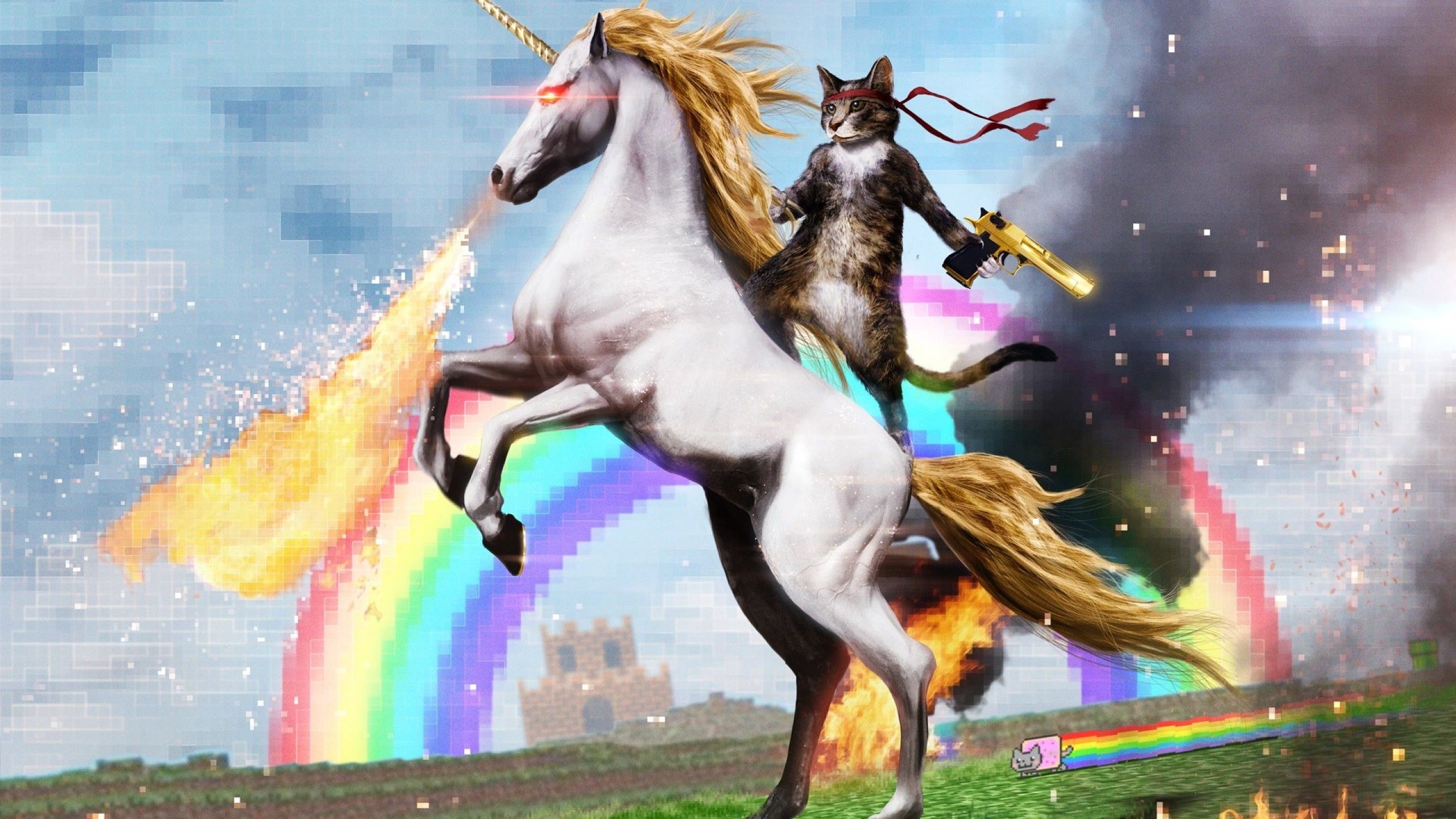 Unicorno Arcobaleno, 2000x1250 alta risoluzione, iMac