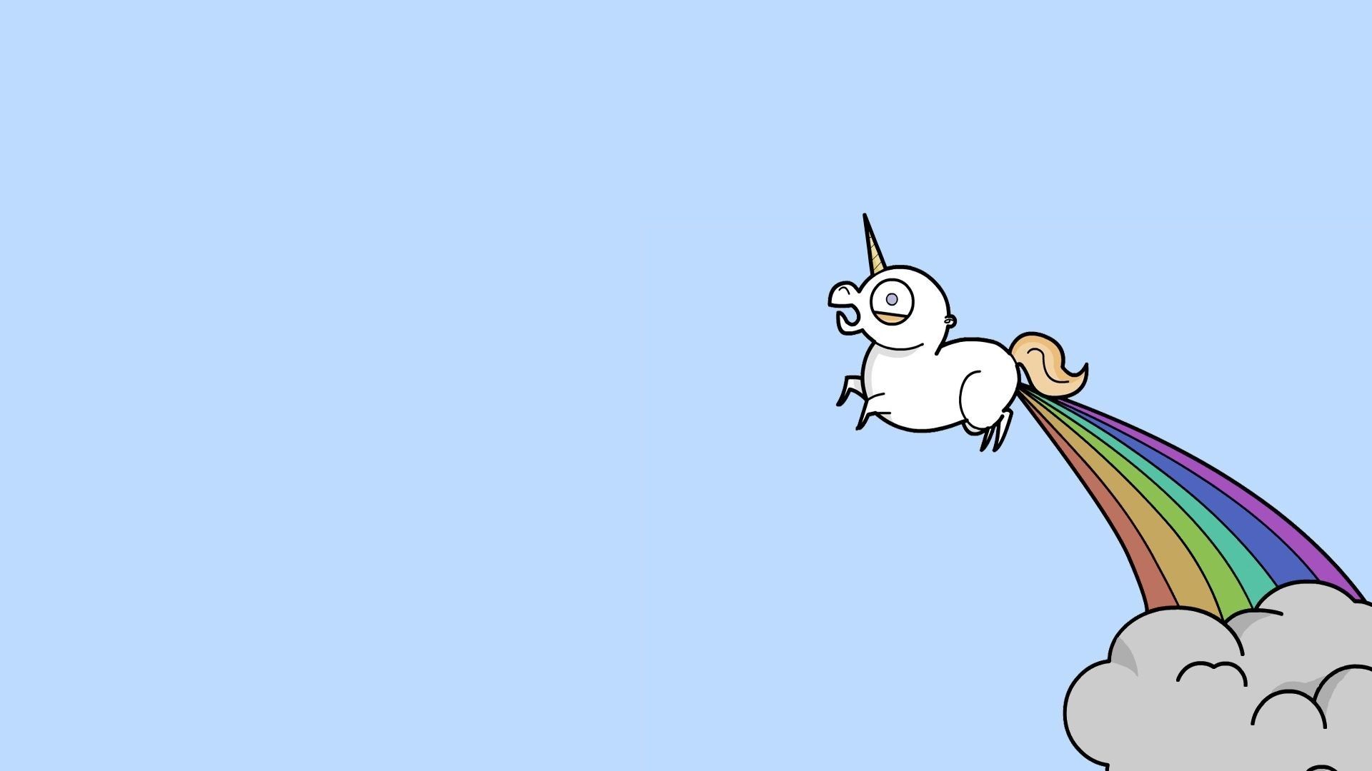 Unicorno nuvola e marshmallow, 1920x1200 Full HD+ WUXGA, Desktop
