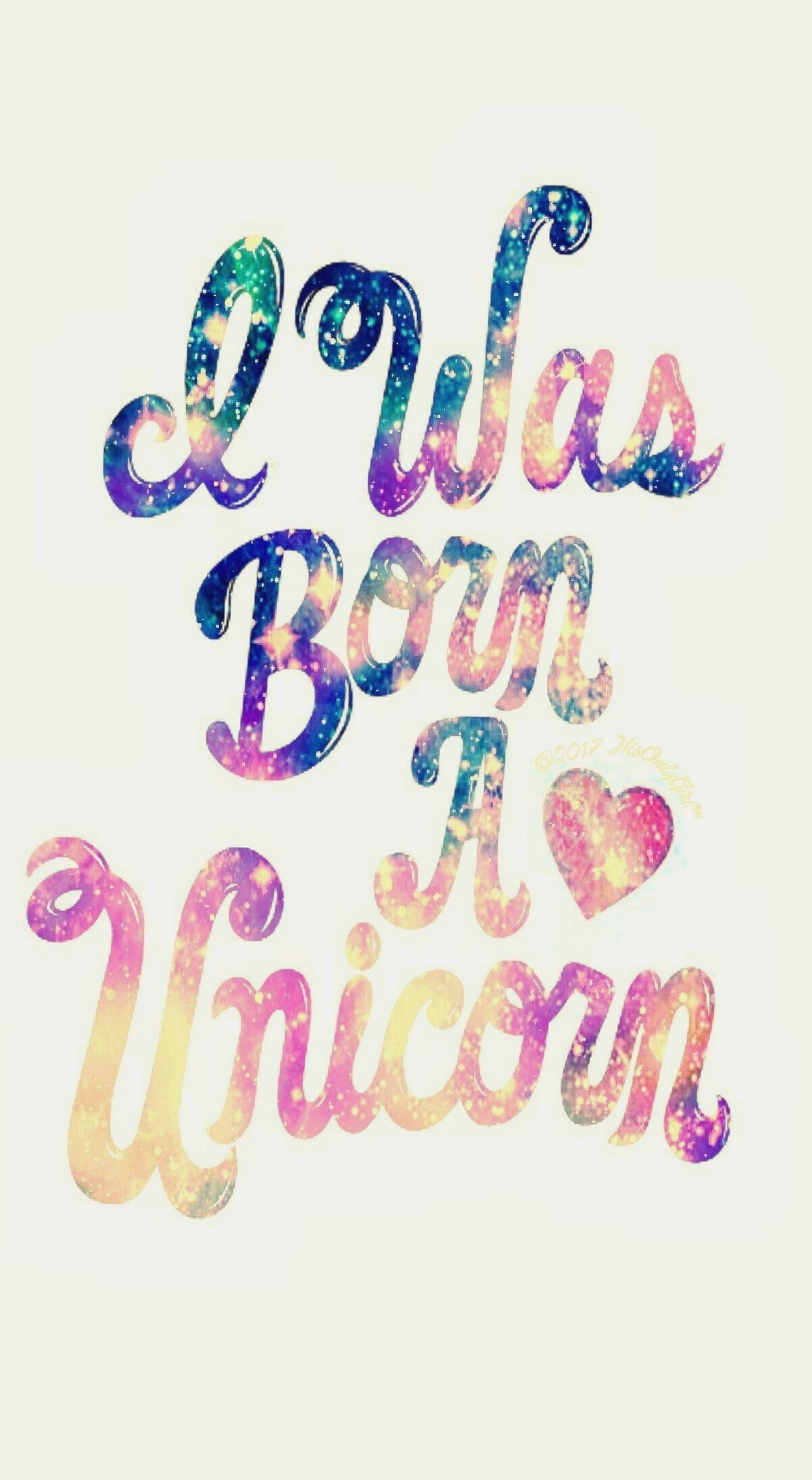 Unicorni pastello con cuori, 668x1190 Full HD Verticale, Smartphone