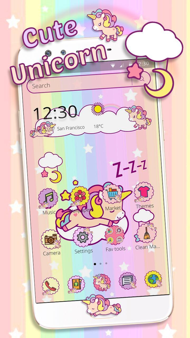 Unicorno viola sfondo azzurro, 720x1280 Verticale, Telefono