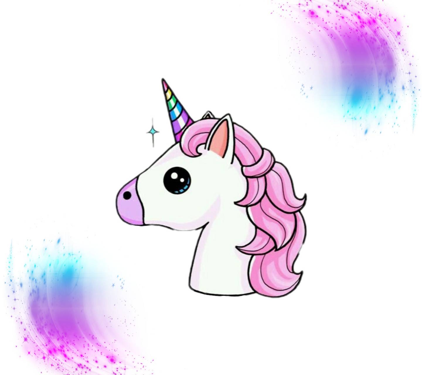 Emoji unicorno sfondo rosa, 1137x2022 Full HD Verticale, iPhone