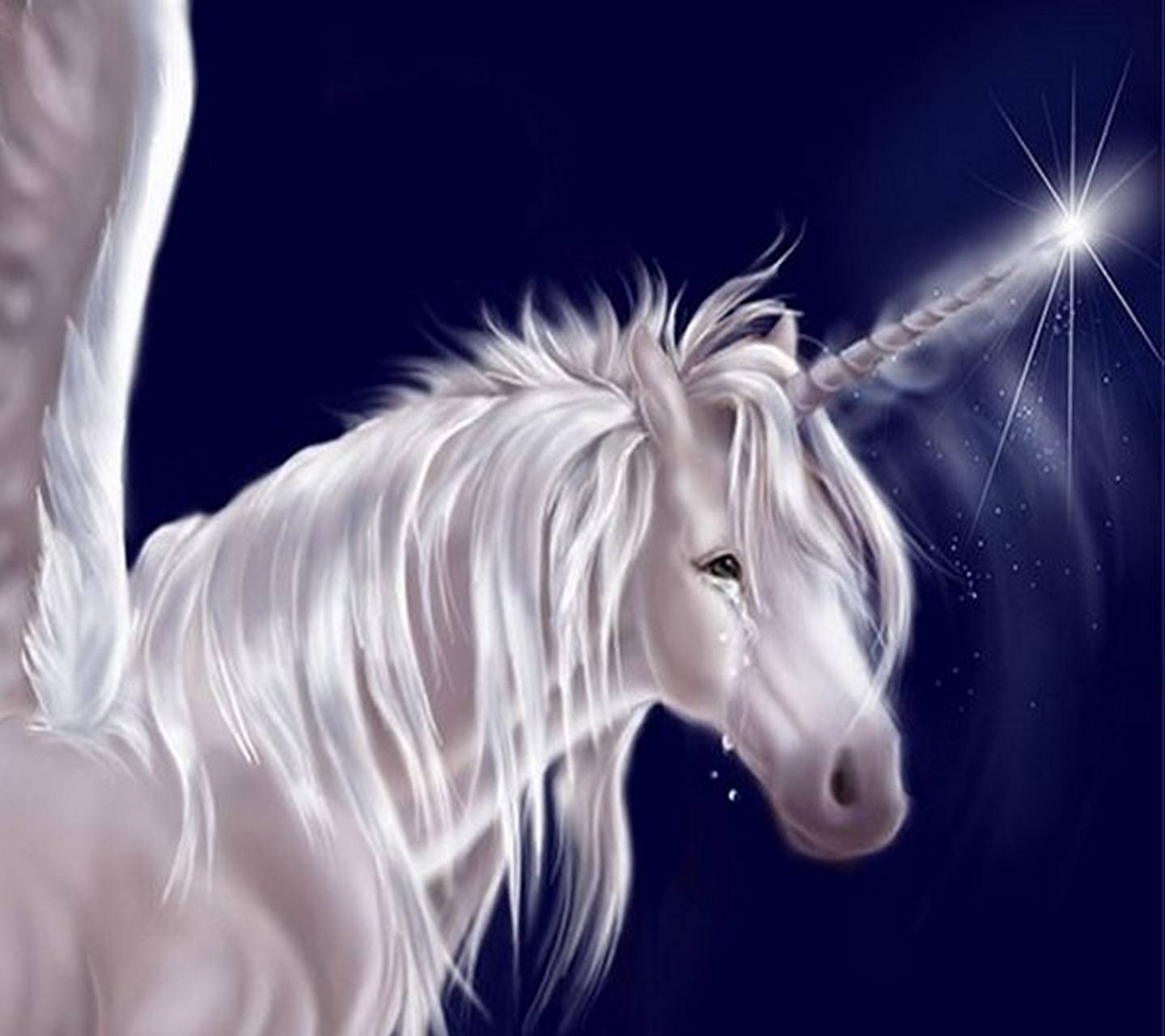 Unicorno bianco che piange, 1440x1280 720p, MacBook Air