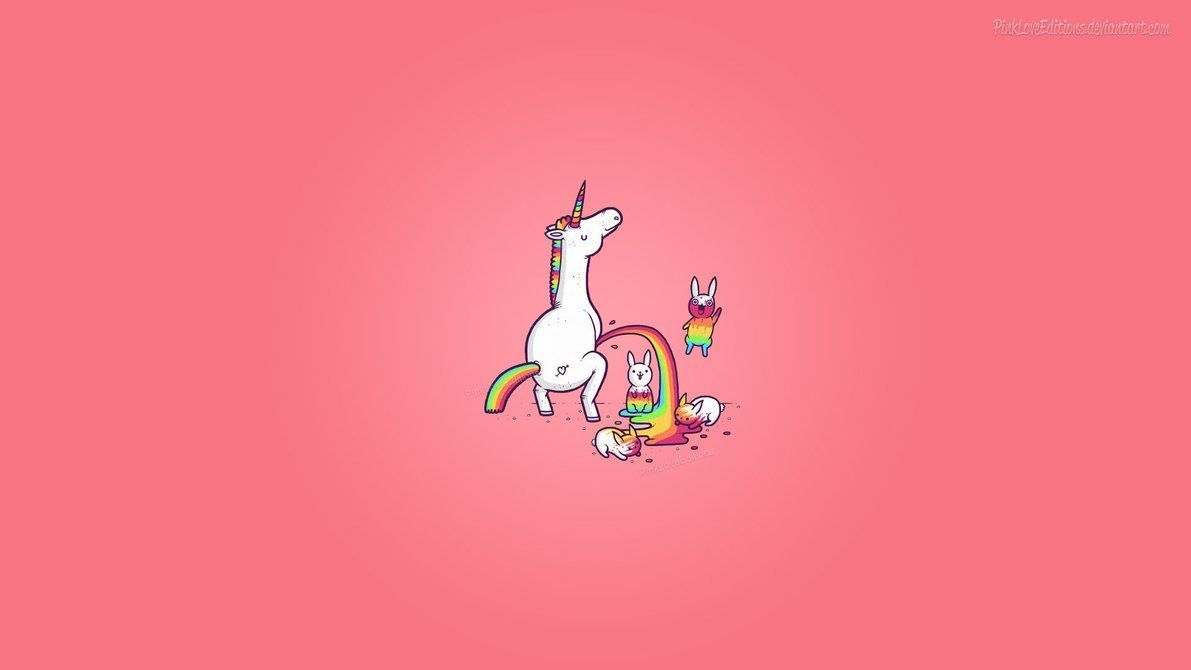 Unicorno rosa con scritta, 1856x1161 900p, Desktop
