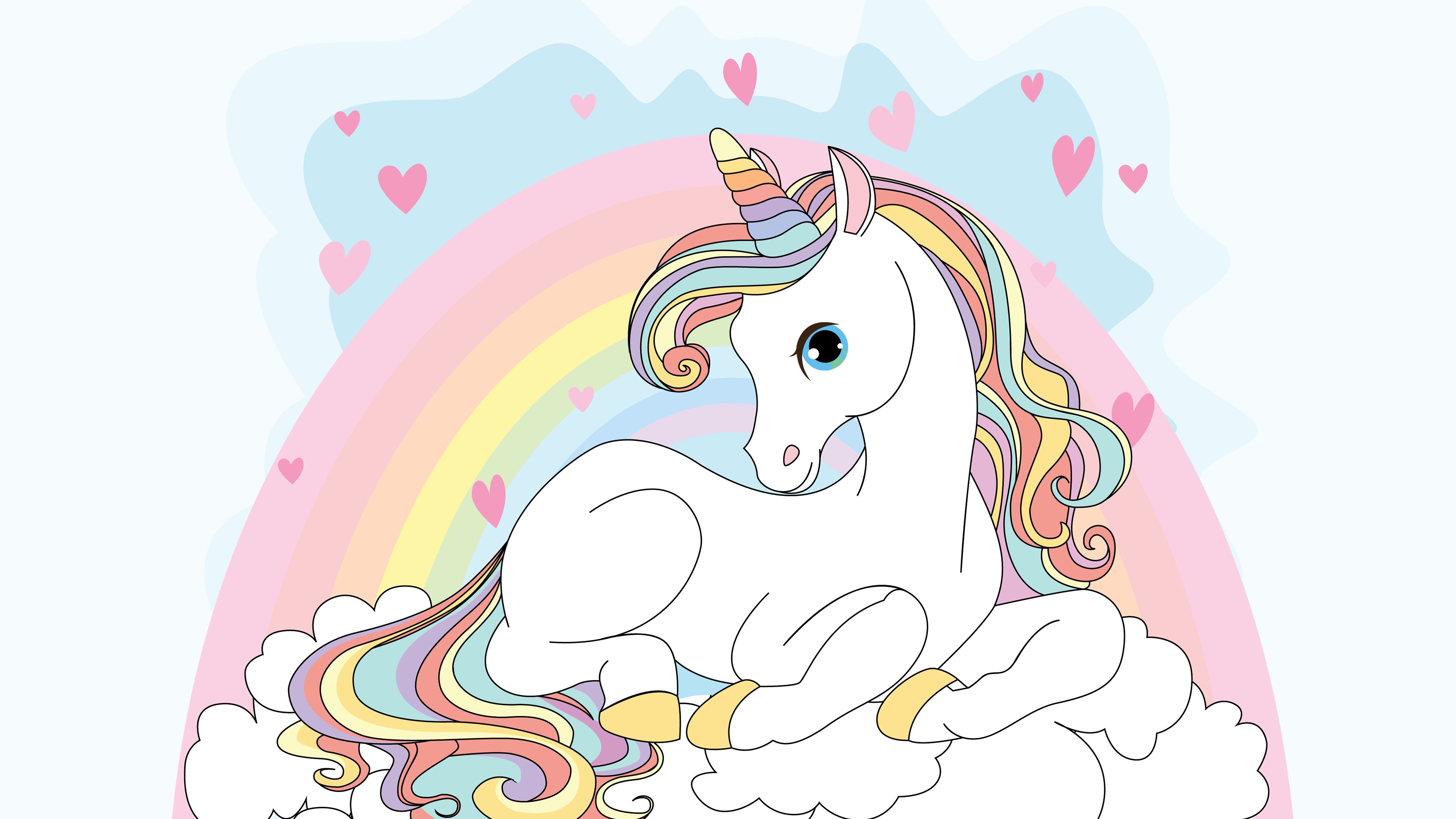 Unicorni pastello con scritta motivazionale, 1920x1080 1080p, Monitor Gaming